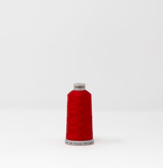 Polyneon Machine Embroidery Thread -- 1,100 yards spool -- Red-Cinnamon Candy Color -- Ref. # 1637 by Madeira&#xAE;
