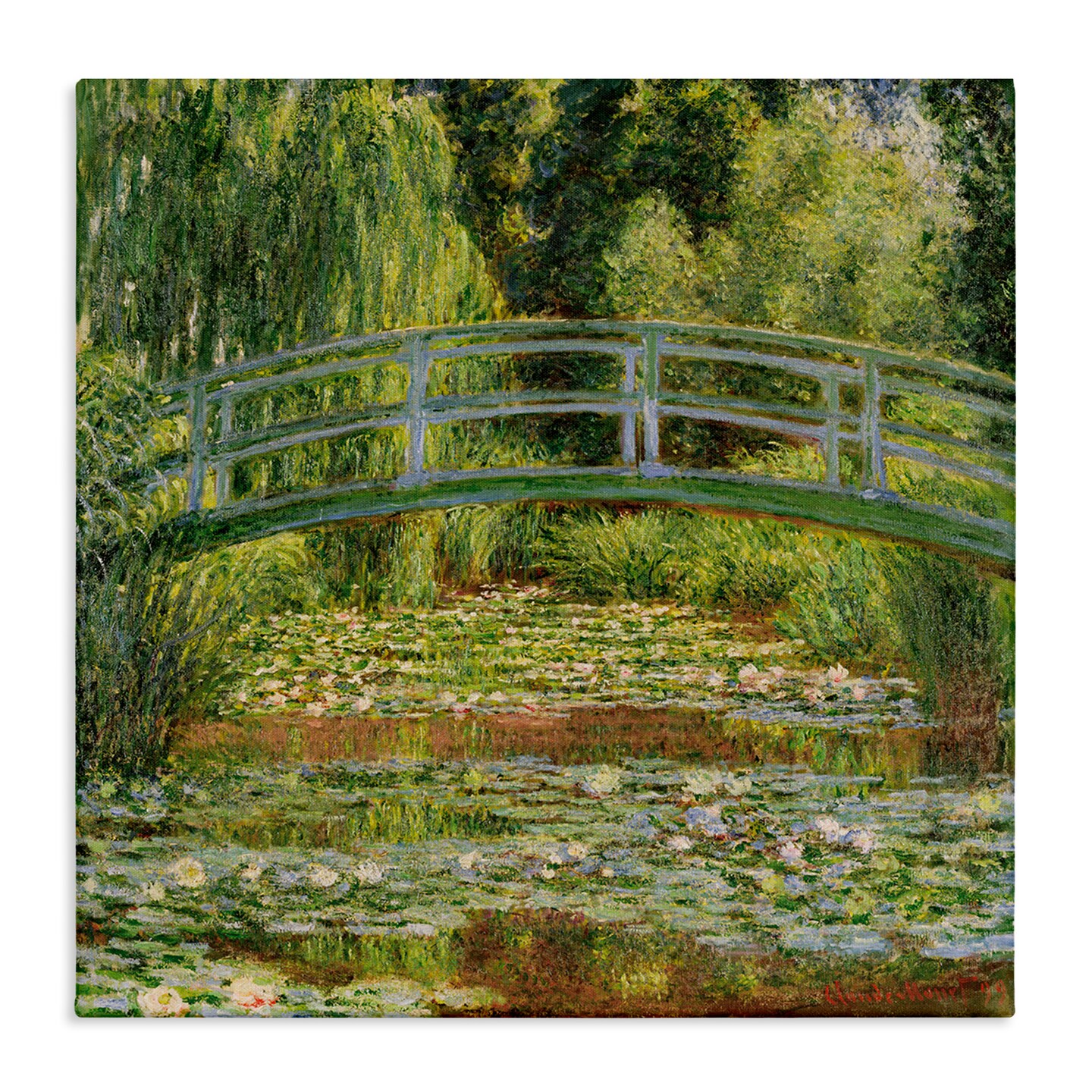 Stupell Industries Water Lily Pond Monet Classic Painting Canvas Wall Art