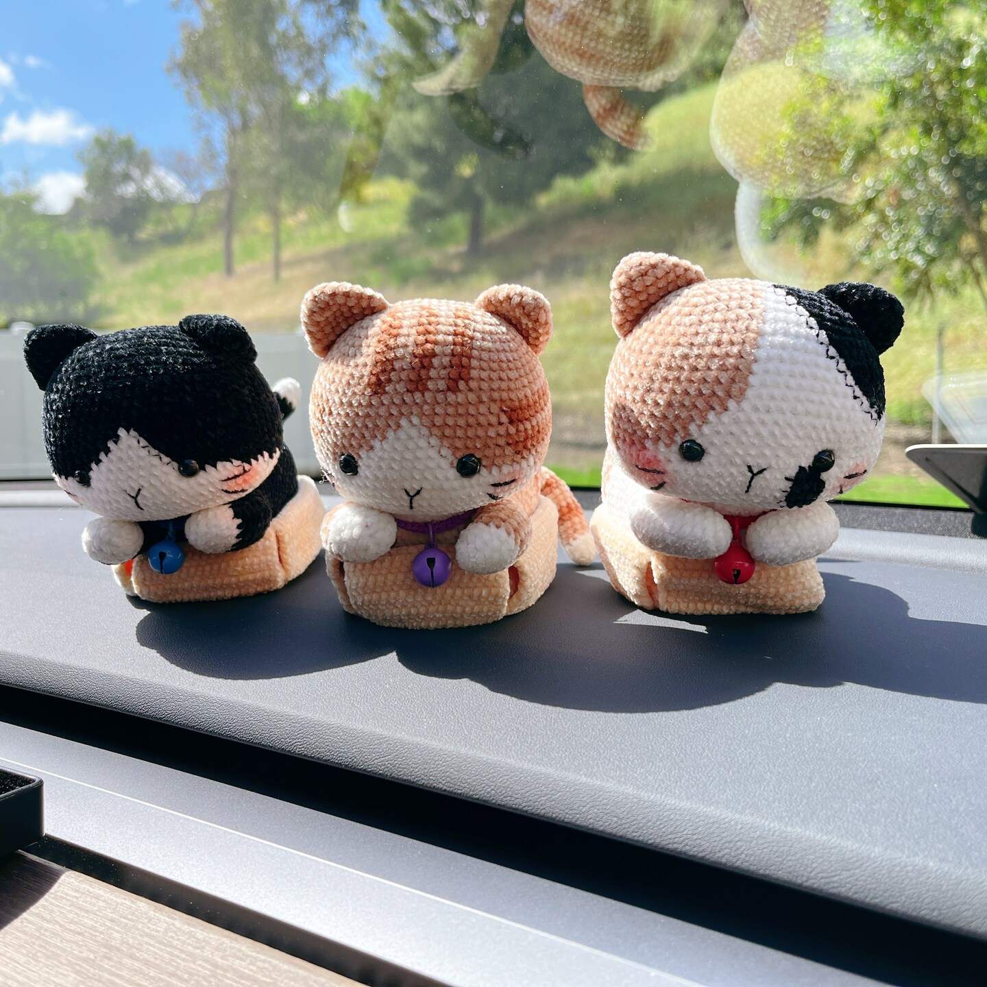 Crochet cat doll❤️ Crochet animal stuffed cat toy handmade