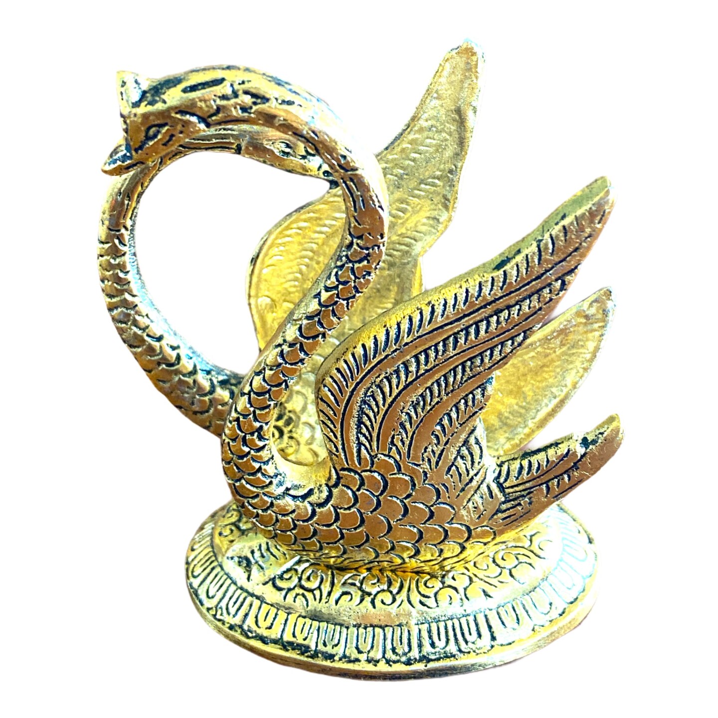 Brass Metal Swan Duck Shape Tissue Holder - Beautiful Vintage Napkin Tissue Paper Holder for Dining Table