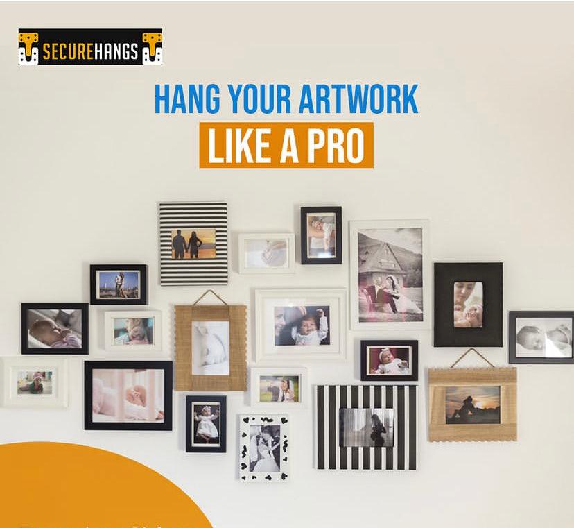 Picture Frame Hanging Kit DIY Secure Hangs