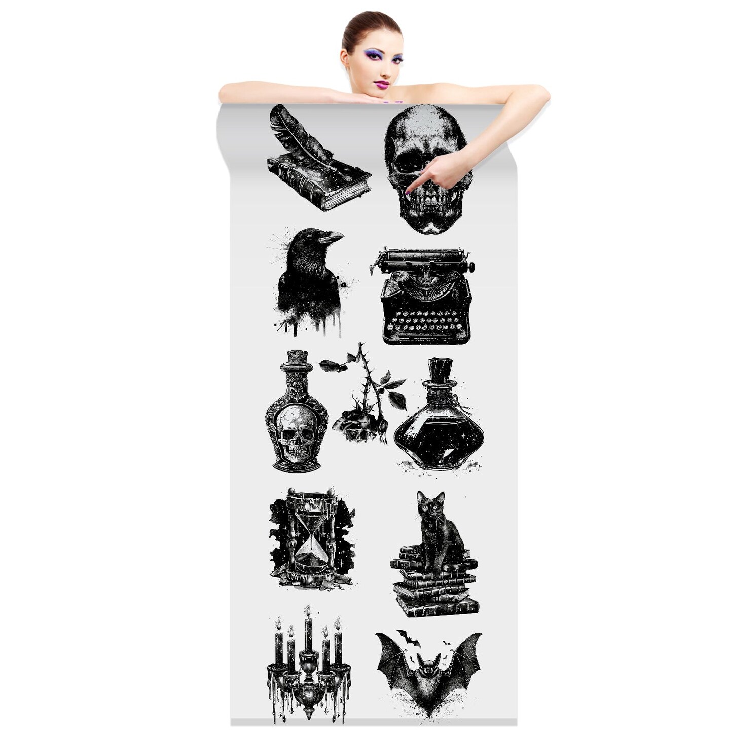 Tortured Poet DTF Transfer Gang Sheets - 22x60 Direct-to-Film