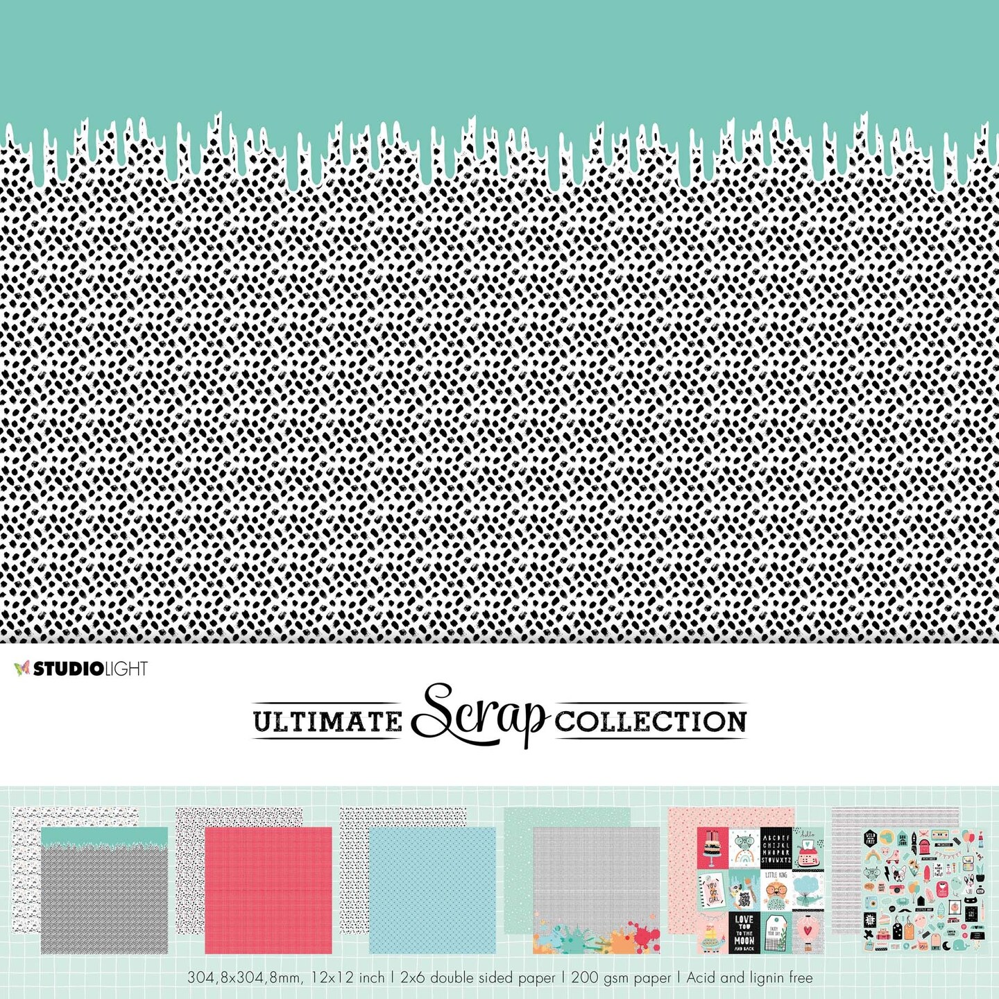 Studio Light Ultimate Collection Background Paper 12/Pkg-Nr. 06