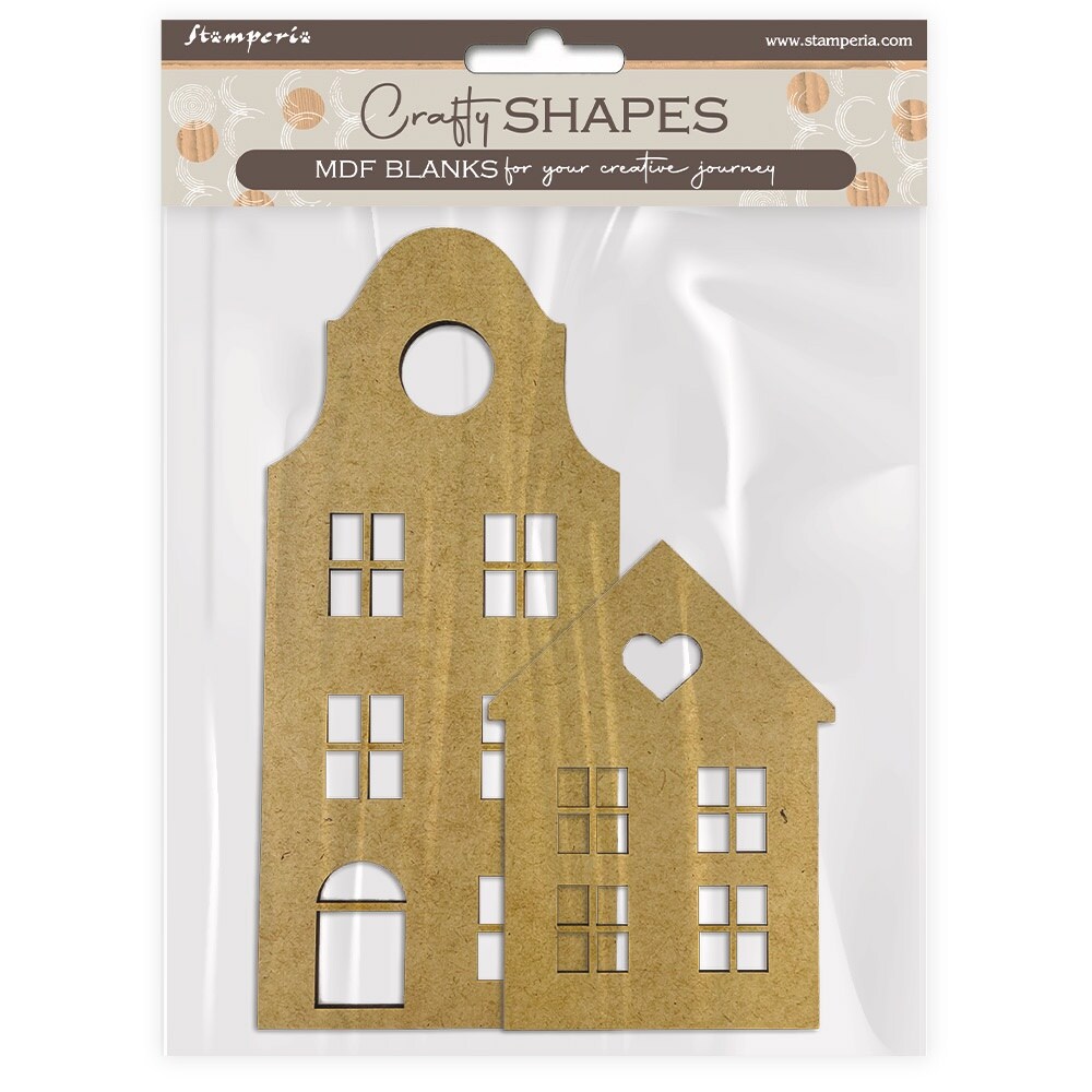 Stamperia Crafty Shapes-Houses