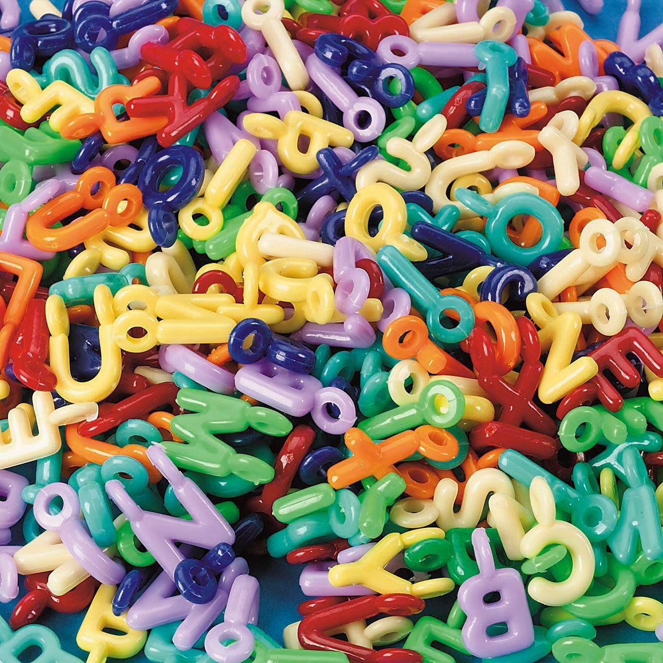 Brite Alpha Charm Beads 1/2-lb Bag