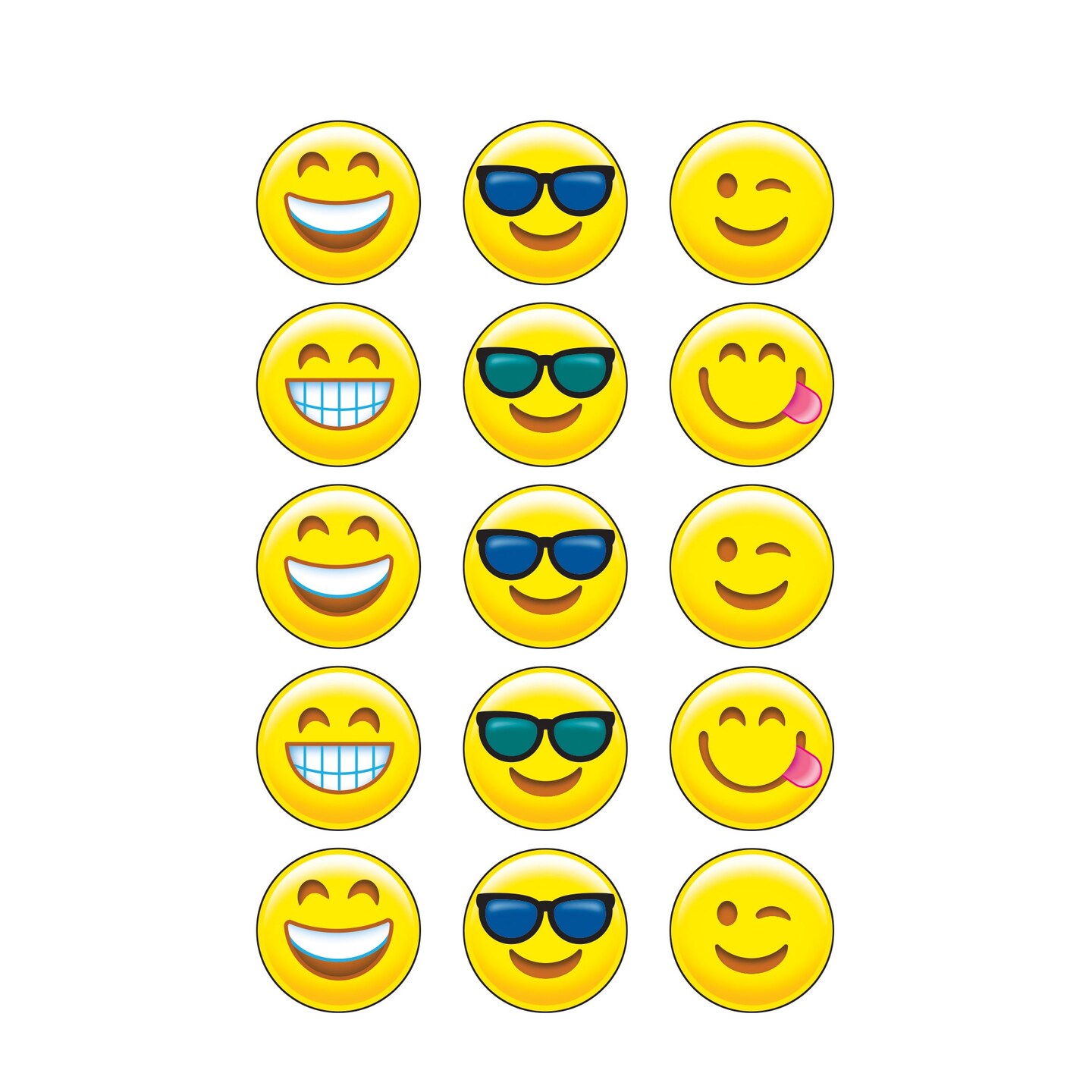 Emoji Cheer/Orange Stinky Stickers&#xAE;, 60 ct.