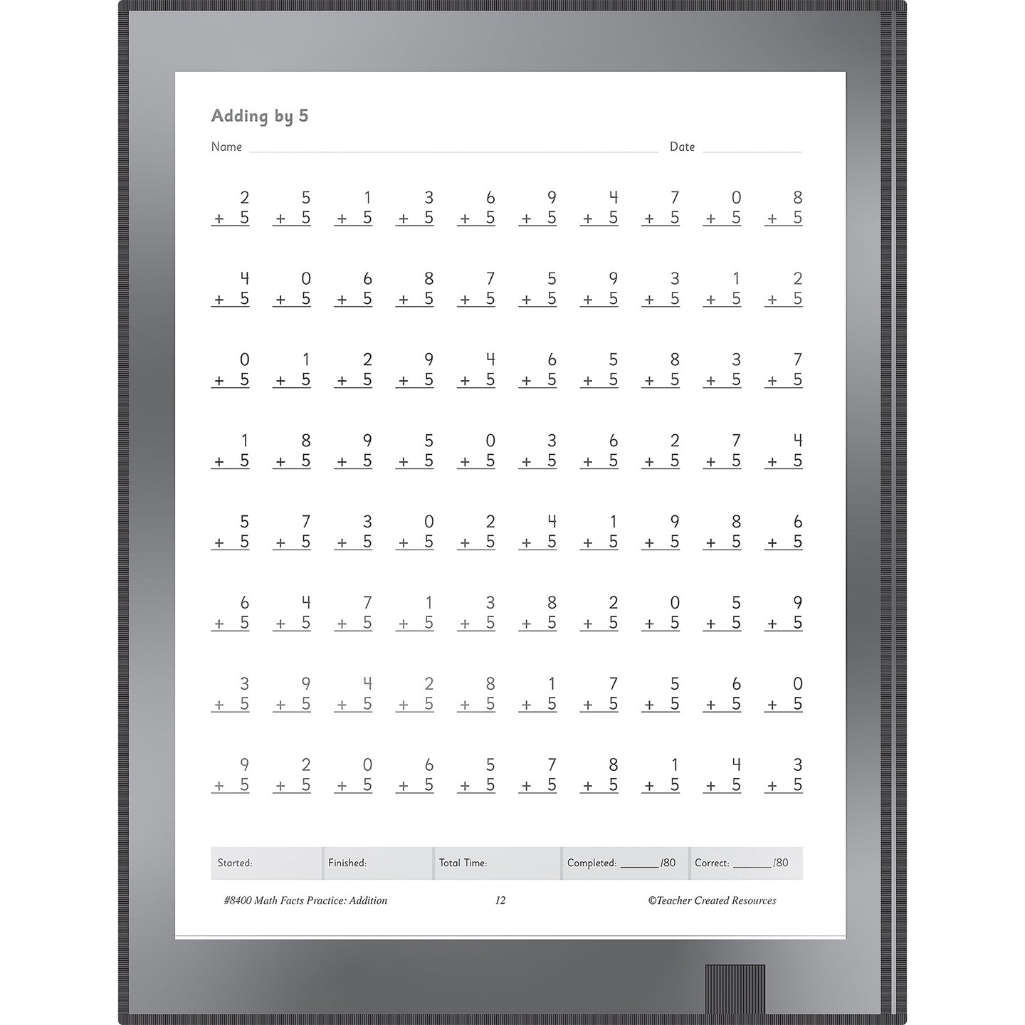 Deluxe Dry-Erase Pocket, For 8-1/2&#x22; x 11&#x22; Paper, 1 Each
