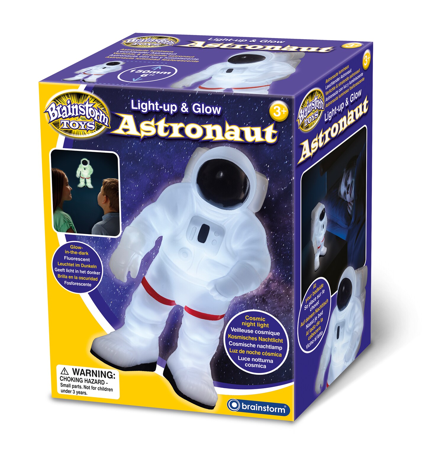Brainstorm Toys Light-up and Glow Astronaut Toy Light
