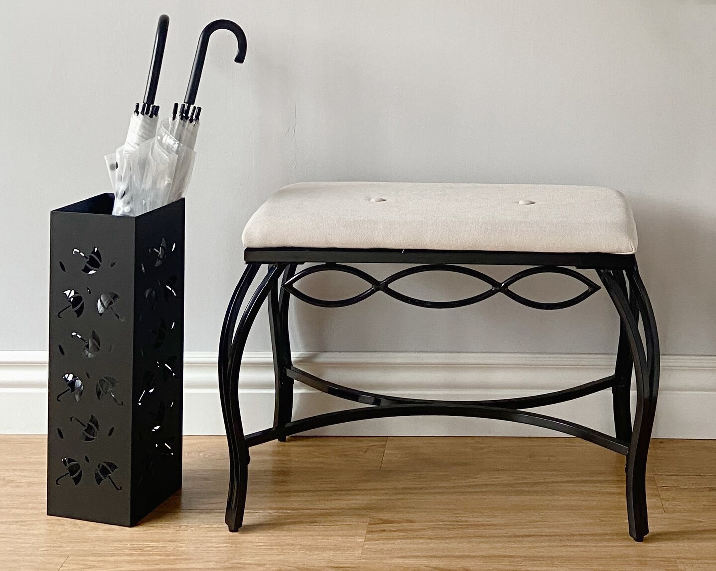 Mango Steam Bristol Vanity Bench, Entryway Bench