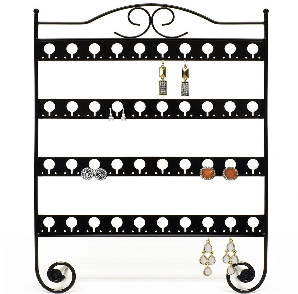 Mango Steam Tabletop Earring &#x26; Jewelry Organizer with Classic Display Stand for Earrings
