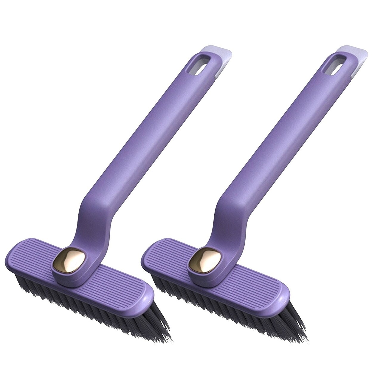 2 Pack Multi Function Rotating Crevice Cleaning Brush Stiff Bristle Brush Gap Cleaner With 2 In 1 Clip And Spade