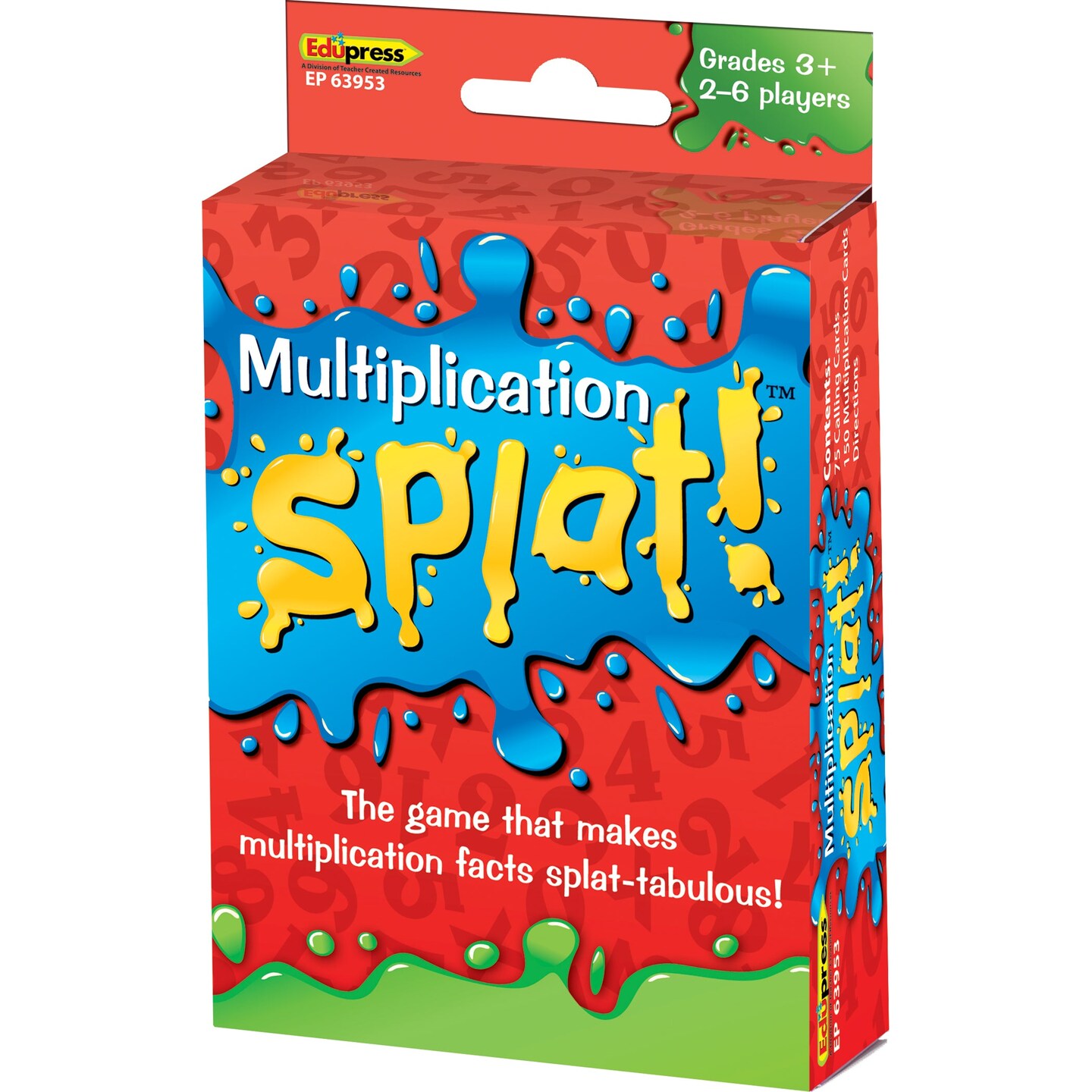 Multiplication Splat&#x2122; Card Game