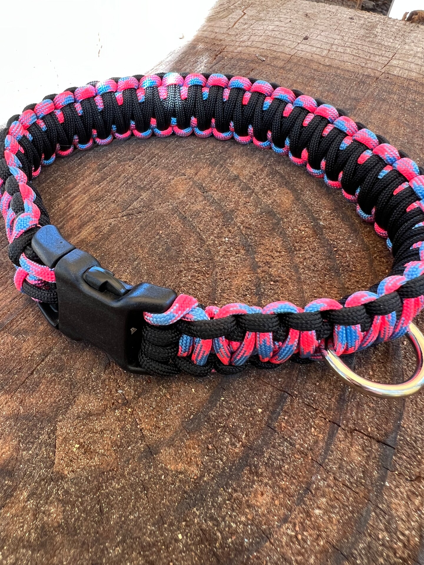 CLEARANCE Fits 14 in. Neck Size King Cobra Paracord Dog Collar Ready to Ship FREE MakerPlace by Michaels