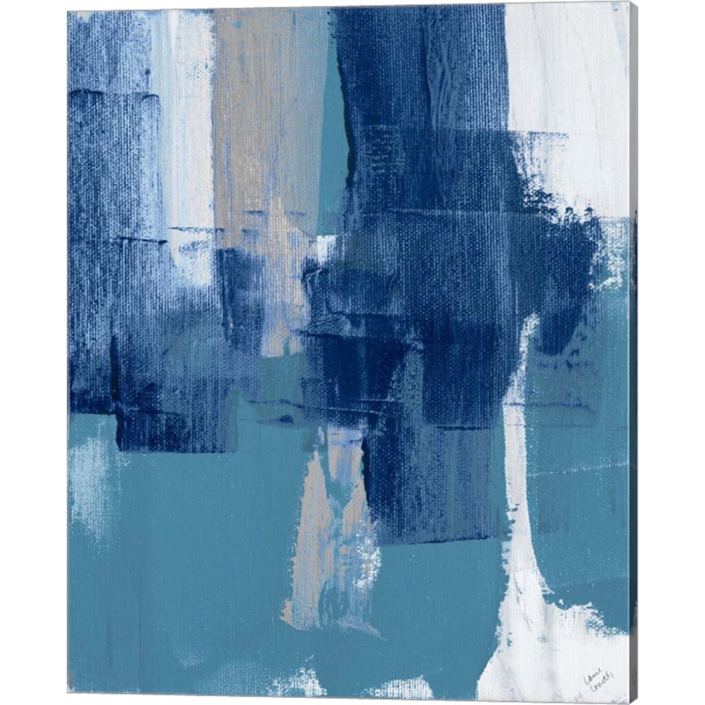 Blue Perspectives by Lanie Loreth 12" x 15" Canvas Wall Art (Set of 2)