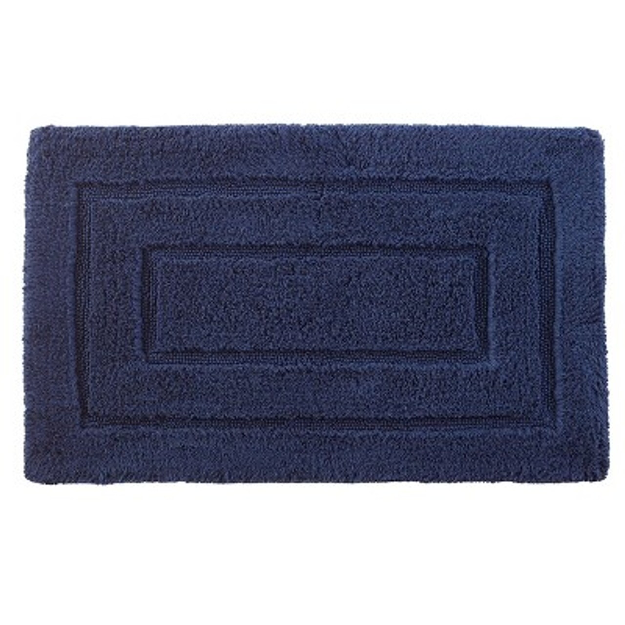 24&#x22;x40&#x22; Signature Bath Rug Navy Cassadecor