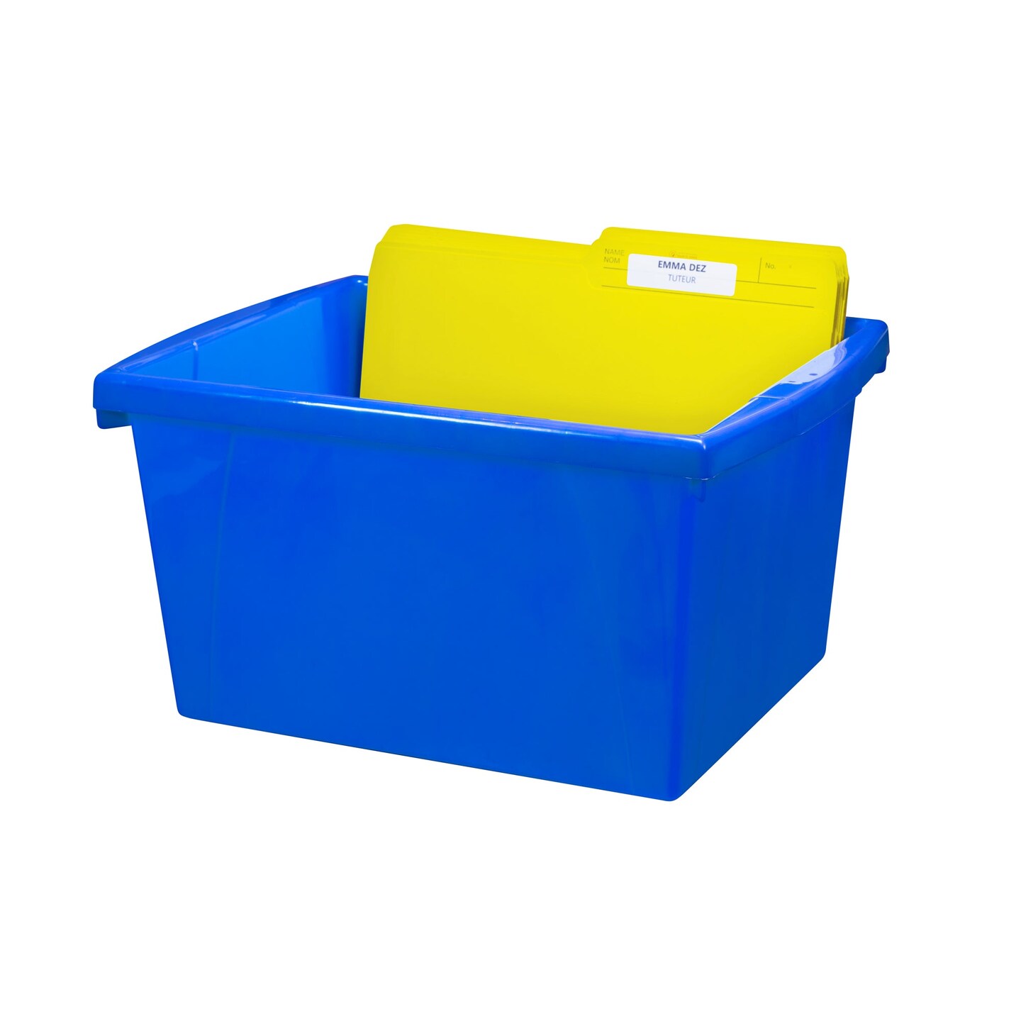 4 Gallon Storage Bin, Blue