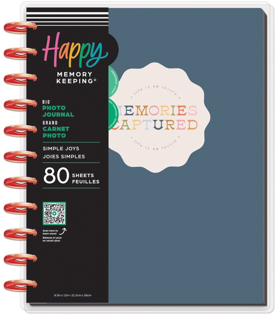 Happy Planner Big Memory Keeping Photo Journal-Simple Joys