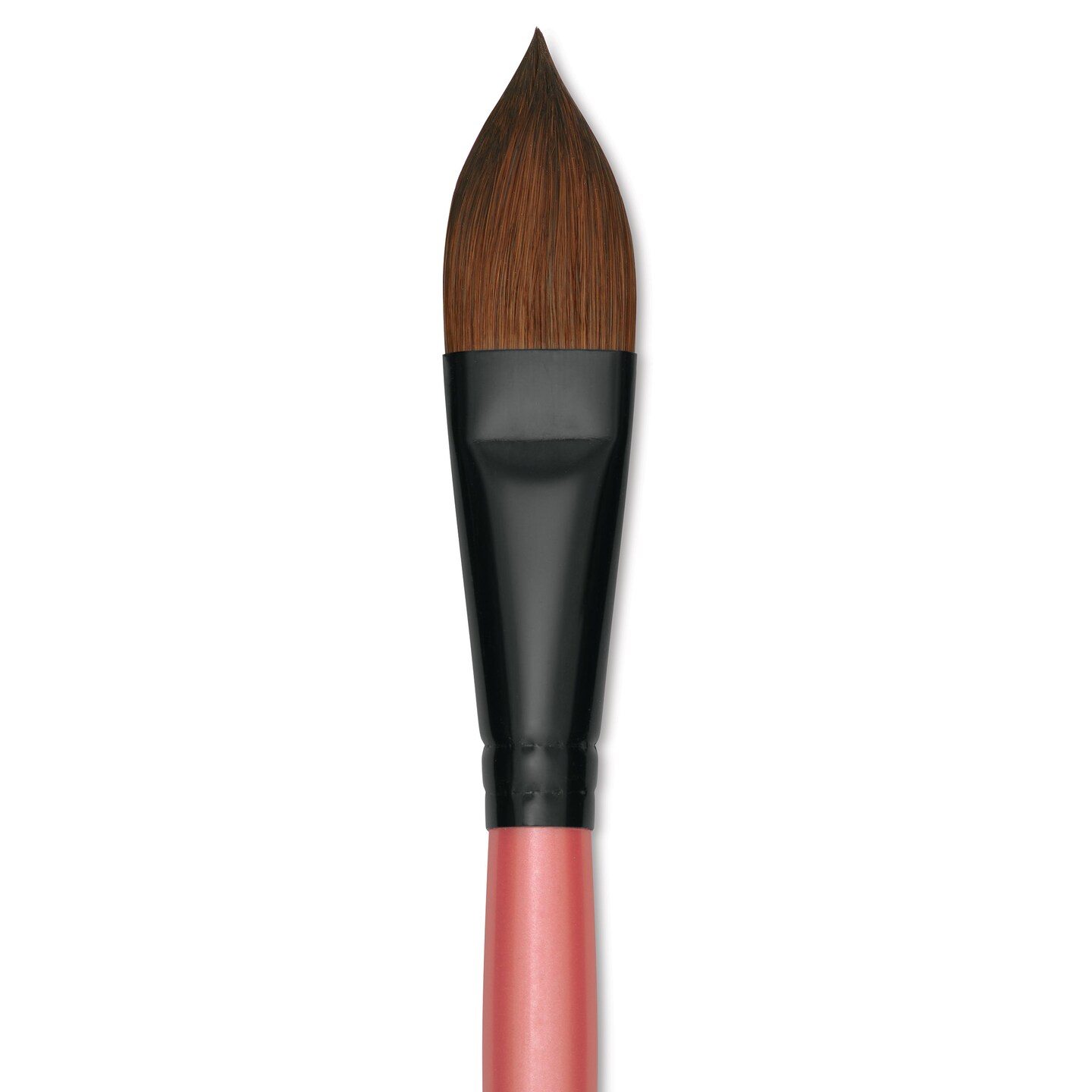 Dynasty Water Lily Watercolor Brush - Short Handle, Cat Tongue, Size 3/4&#x22;