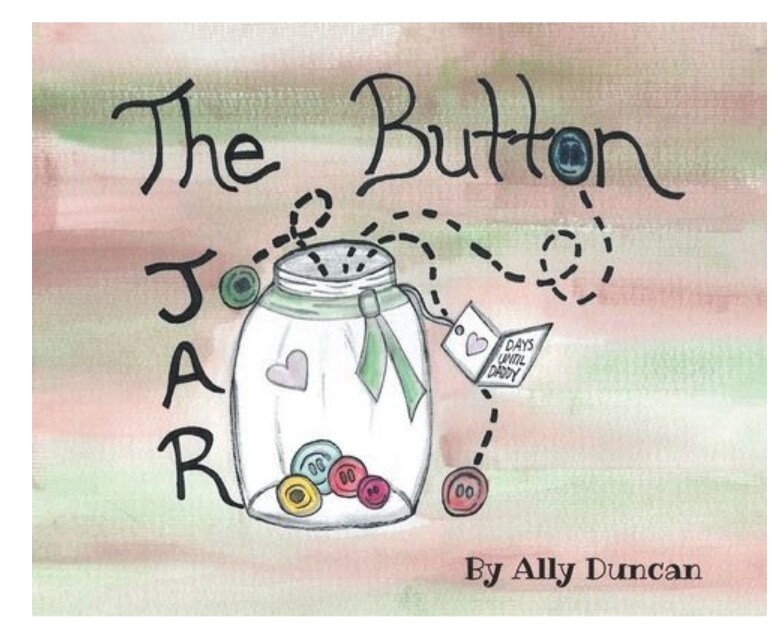 Military Deployment Countdown Button Jar image 3