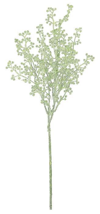 Select Artificials Glitter Seed Artificial Christmas Branch Spray - 25&#x22; - Green