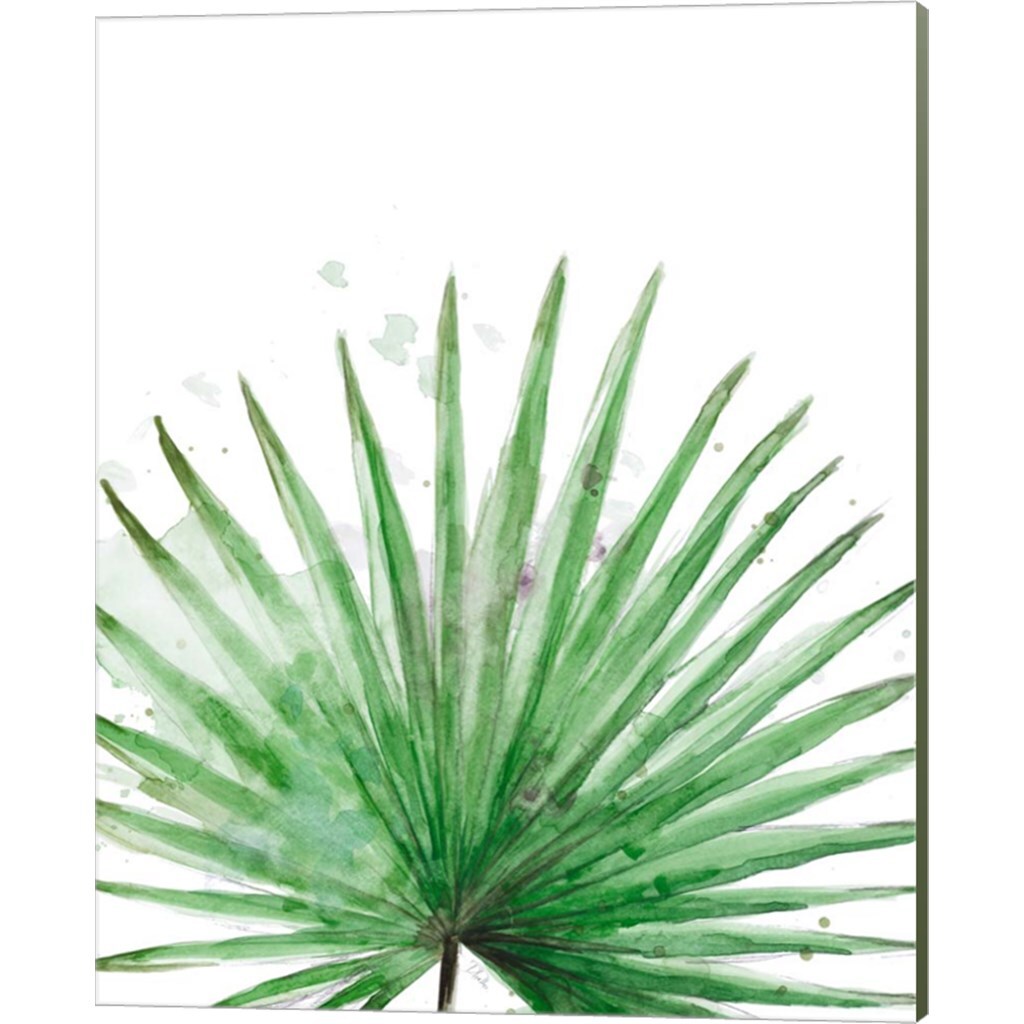Palm Frond by Patricia Pinto 12" x 15" Canvas Wall Art (Set of 2)
