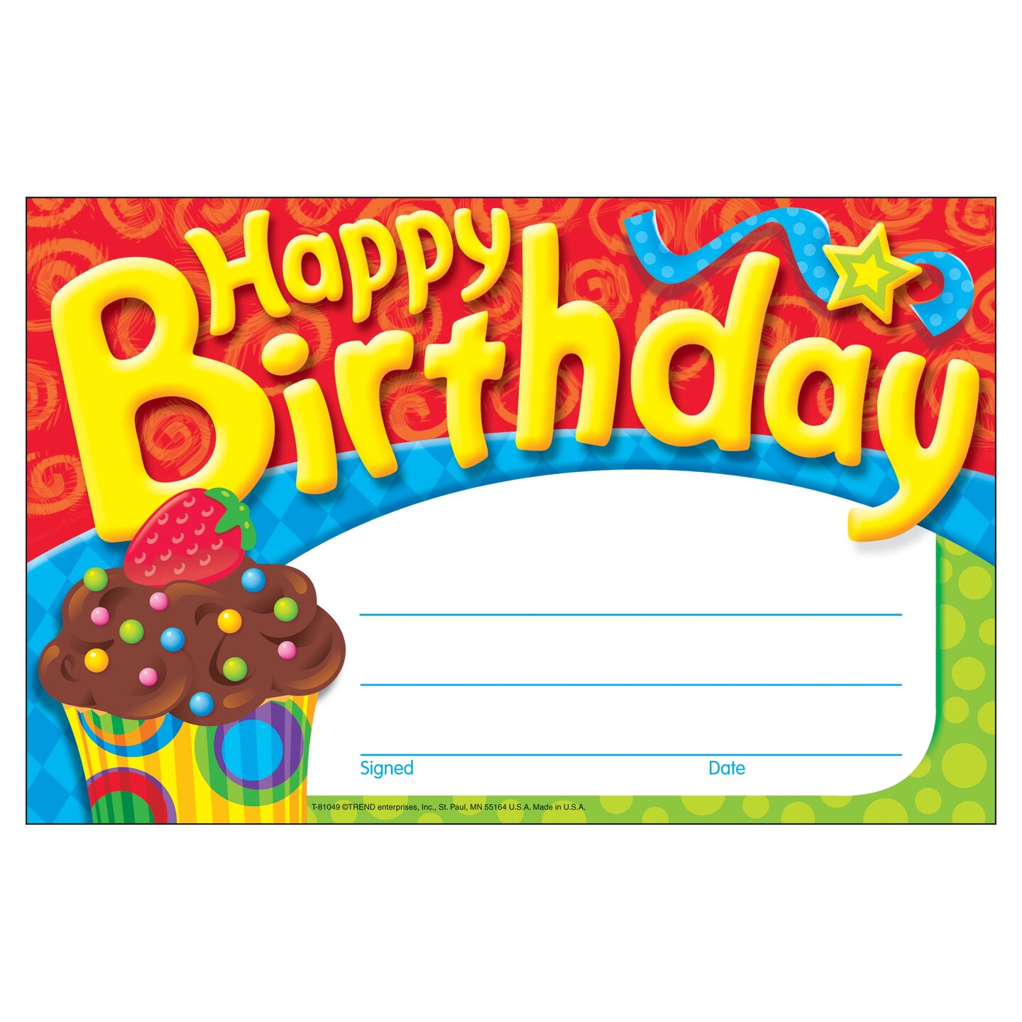 Happy Birthday The Bake Shop&#x2122; Recognition Awards, 30 ct