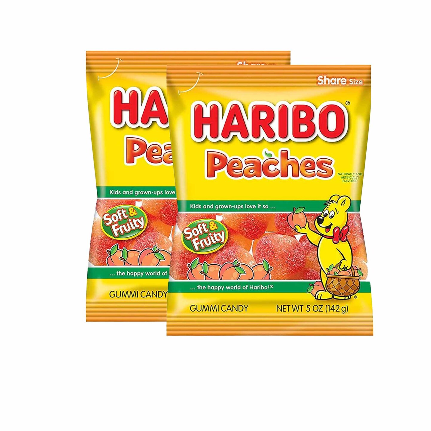 Haribo Gummi Peaches 5oz