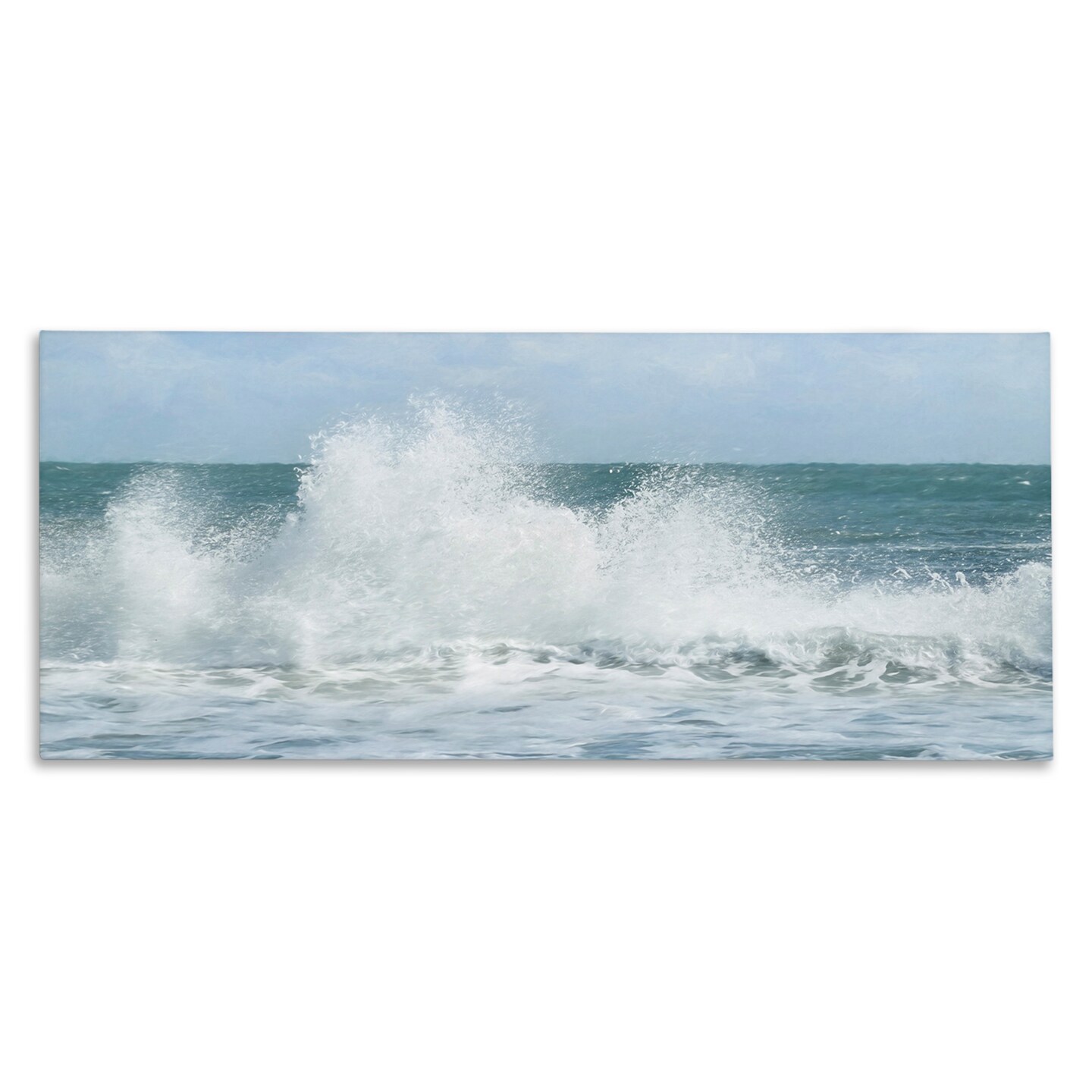 Stupell Industries Ocean Waves Crashing Foam Splash Canvas Wall Art