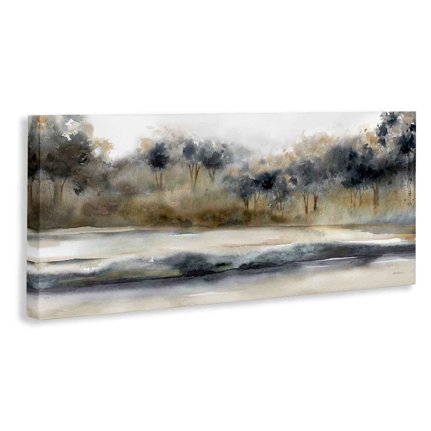 Stupell Industries Abstract Nature Grove Scenery Canvas Wall Art