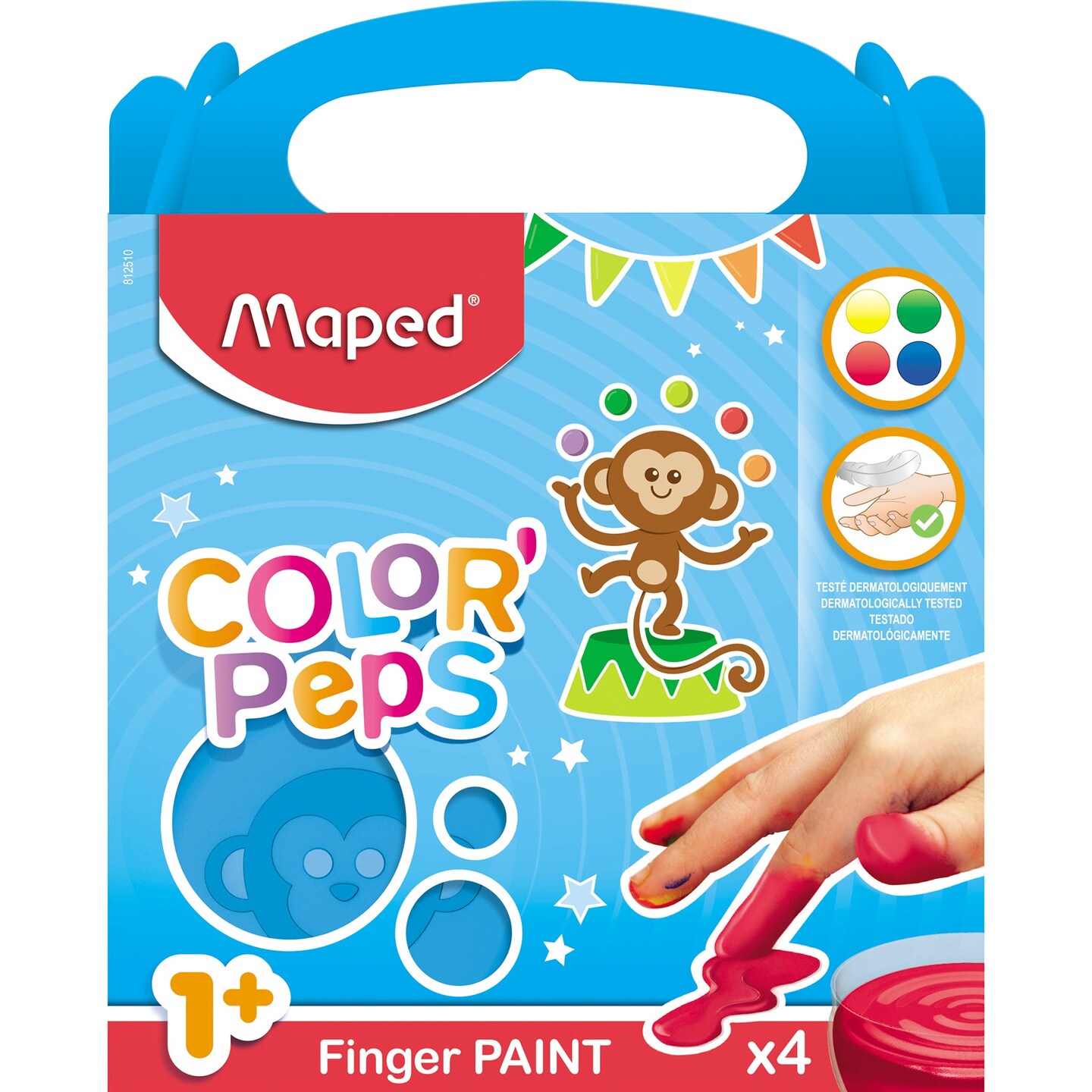Color&#x27;Peps My First Premium Finger Paint, Pack of 4