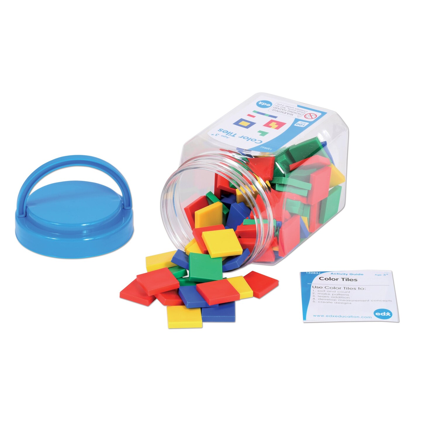 Color Tiles - Mini Jar - Set of 100