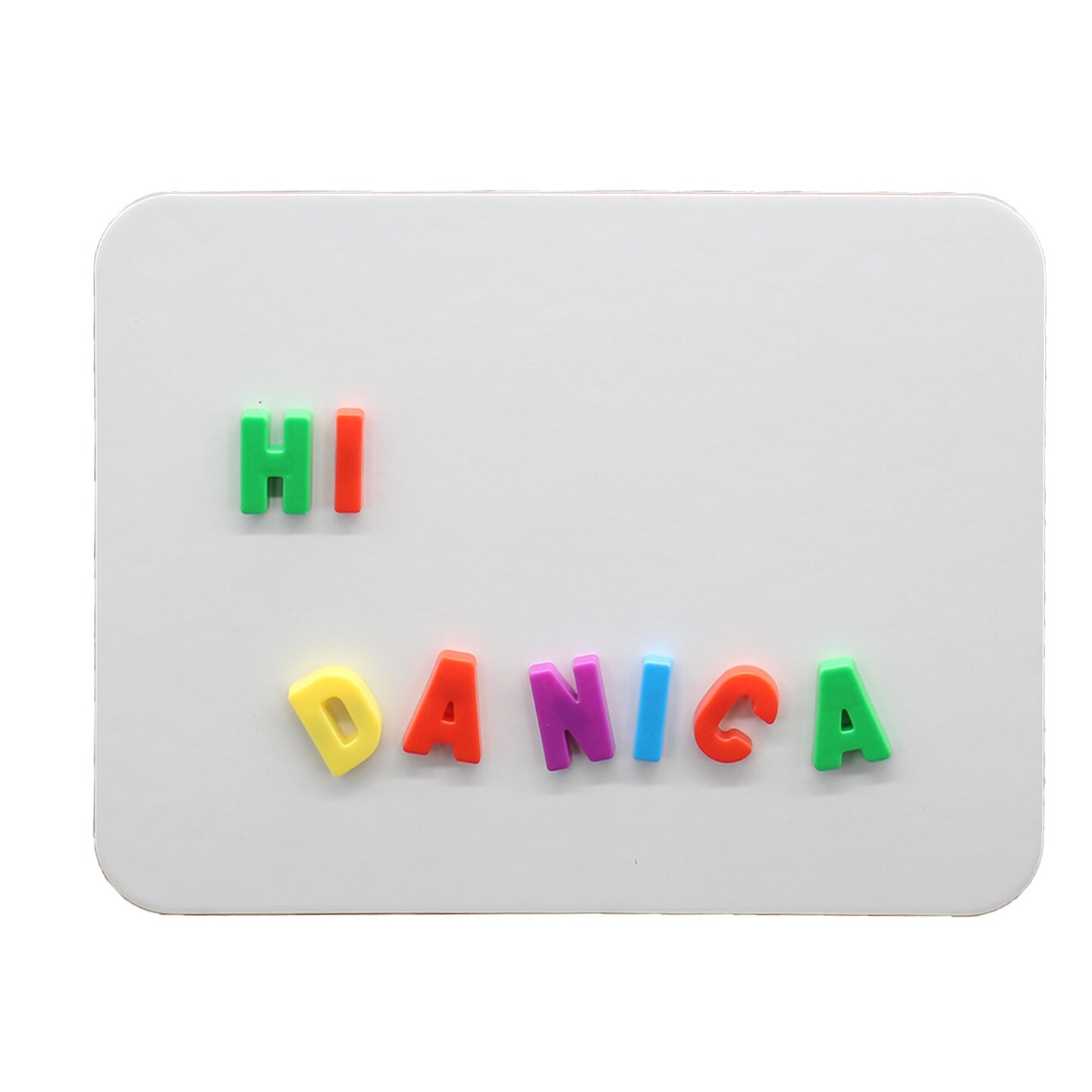 Two-Sided Magnetic Dry Erase Board, Plain/Plain, 9&#x22; x 12&#x22;
