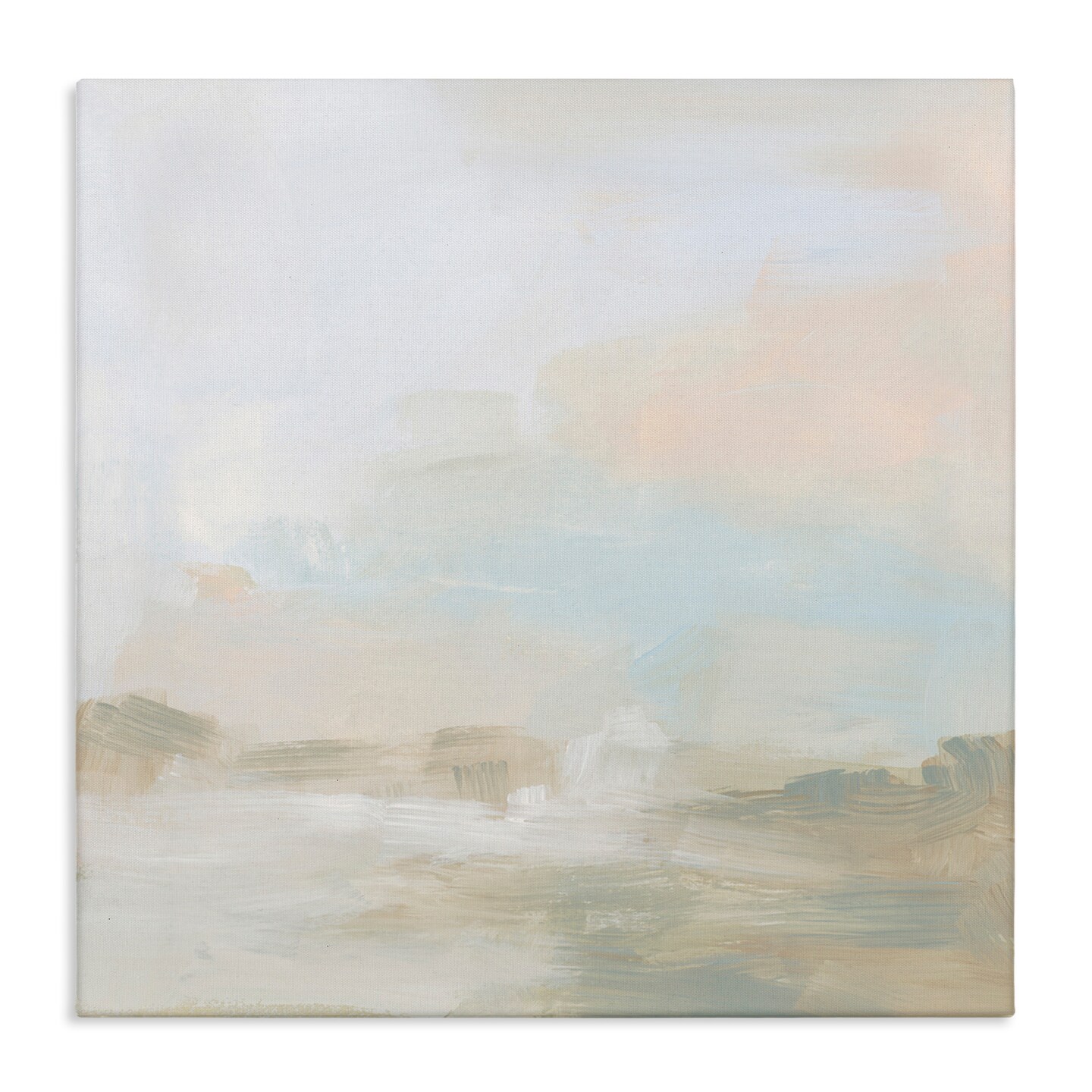 Stupell Industries Modern Neutral Landscape Abstract Canvas Wall Art