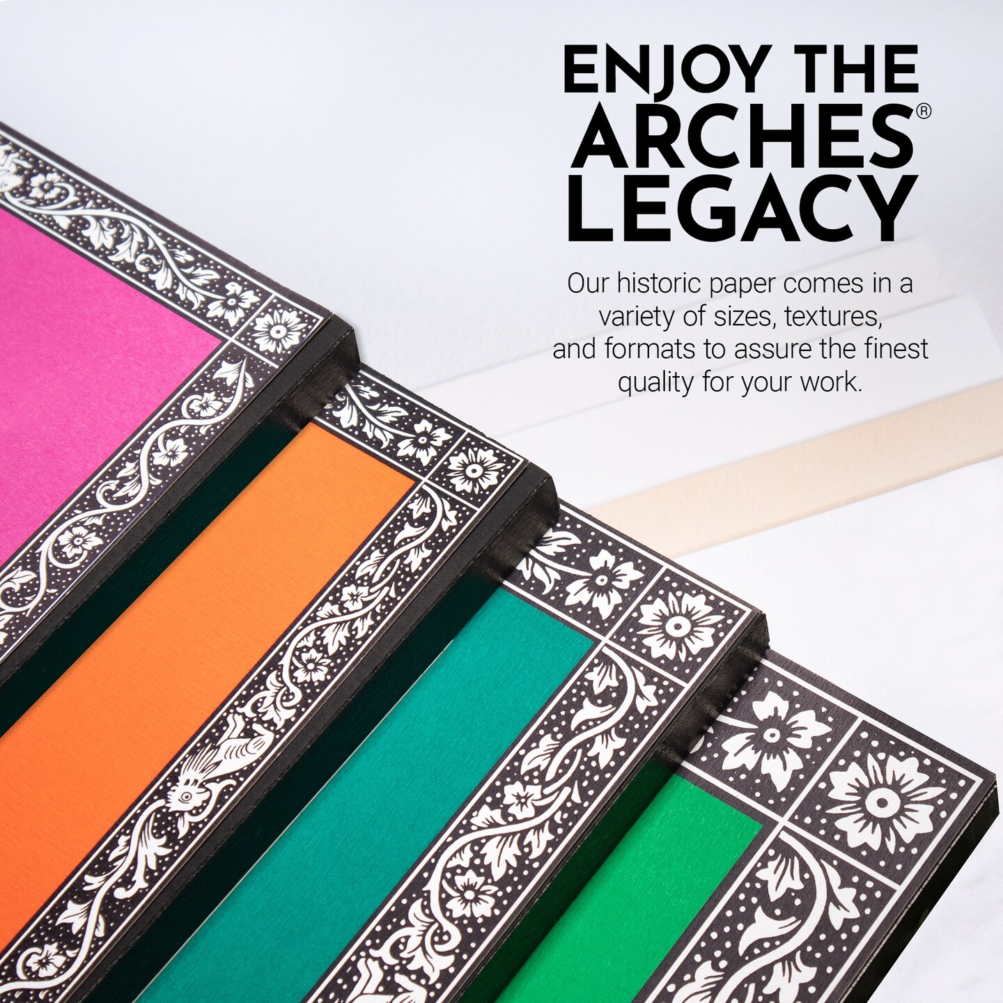 Arches Aquarelle Rough Watercolor Block 5.9"X11.8"- 140lb, 20 Sheets