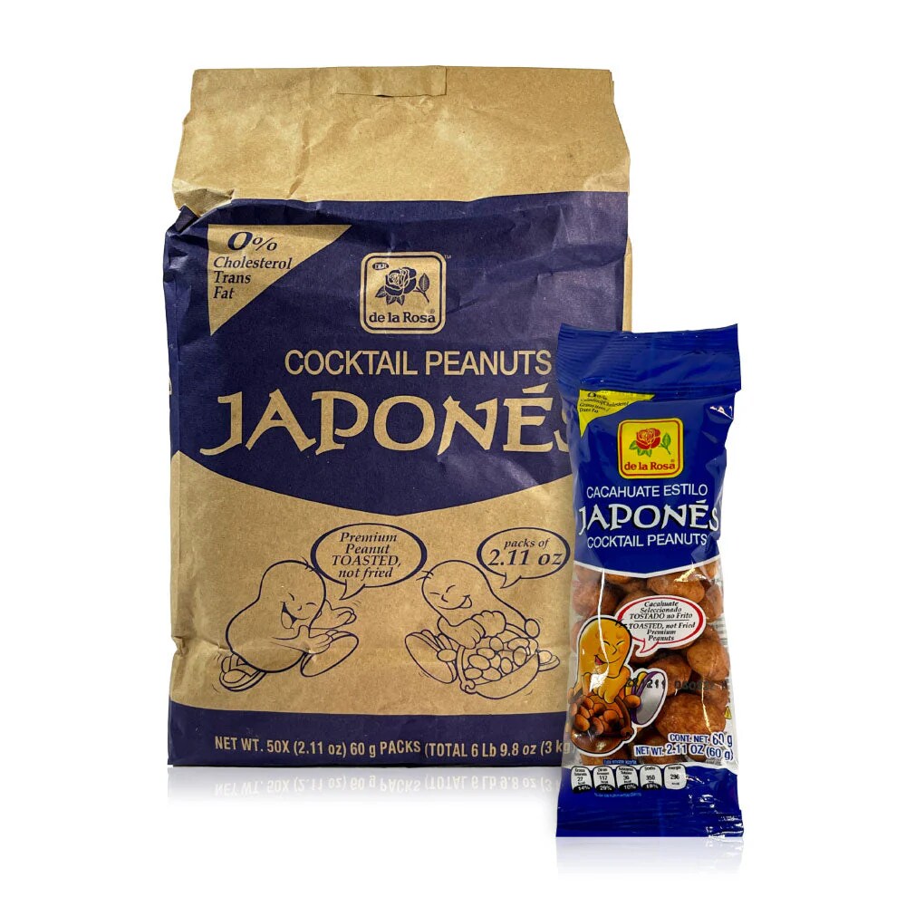 Cocktail Peanuts Japones 50 Count