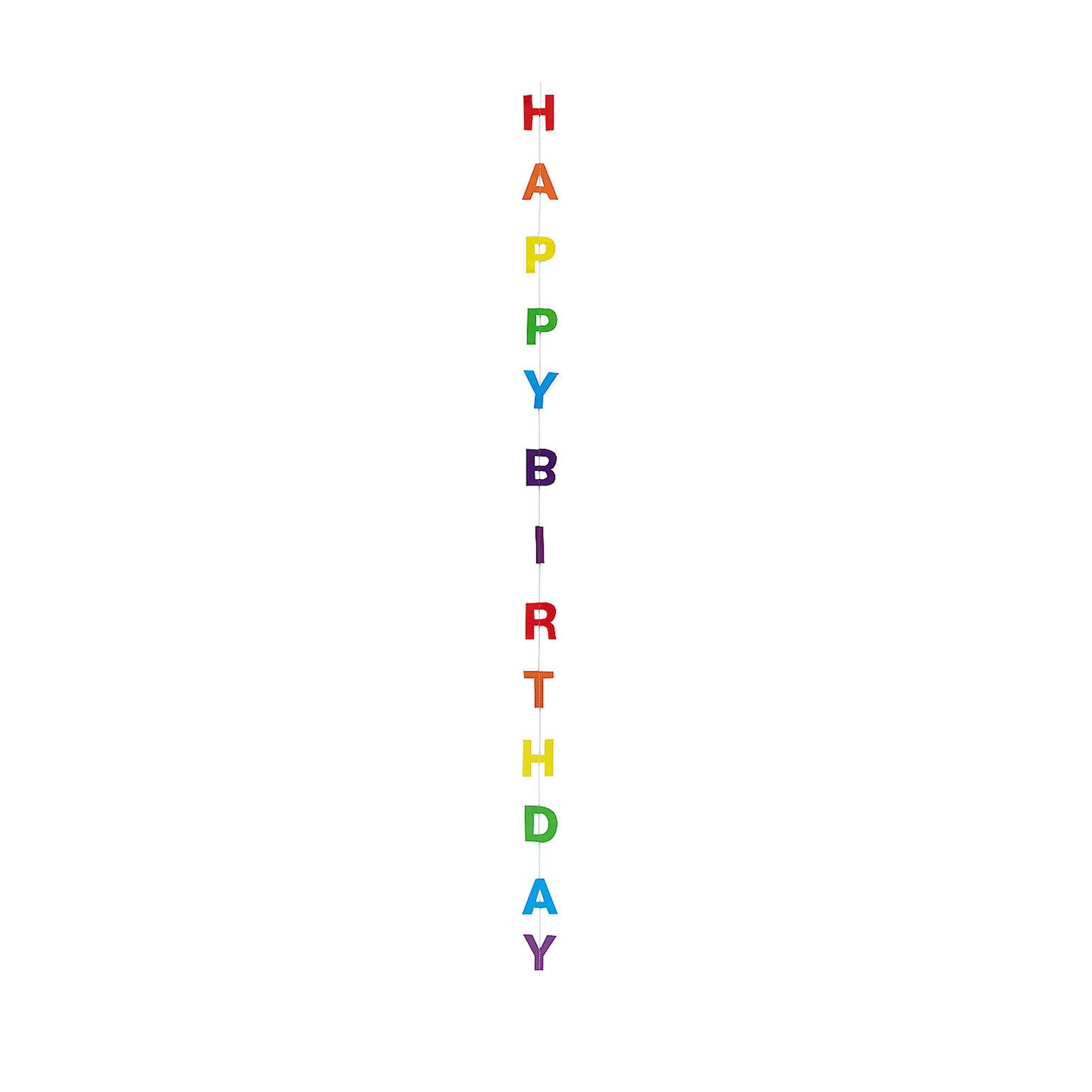 Happy Birthday Balloon Tails 6 Pc.
