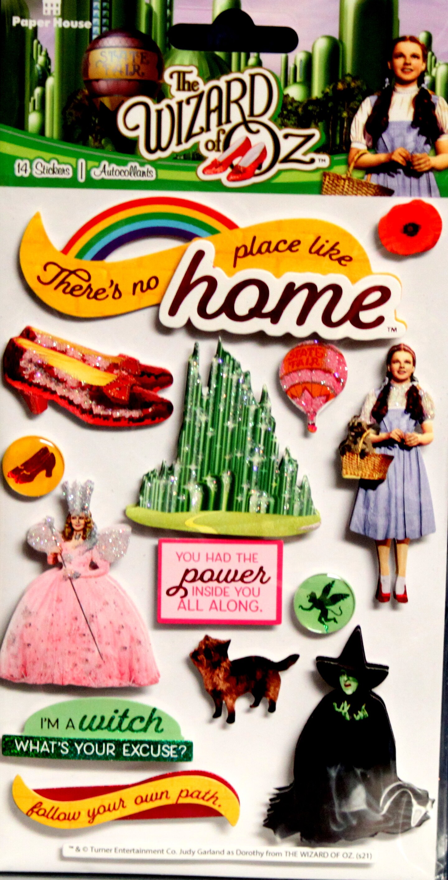 Paper House The Wizard Of Oz Dimensional Stickers