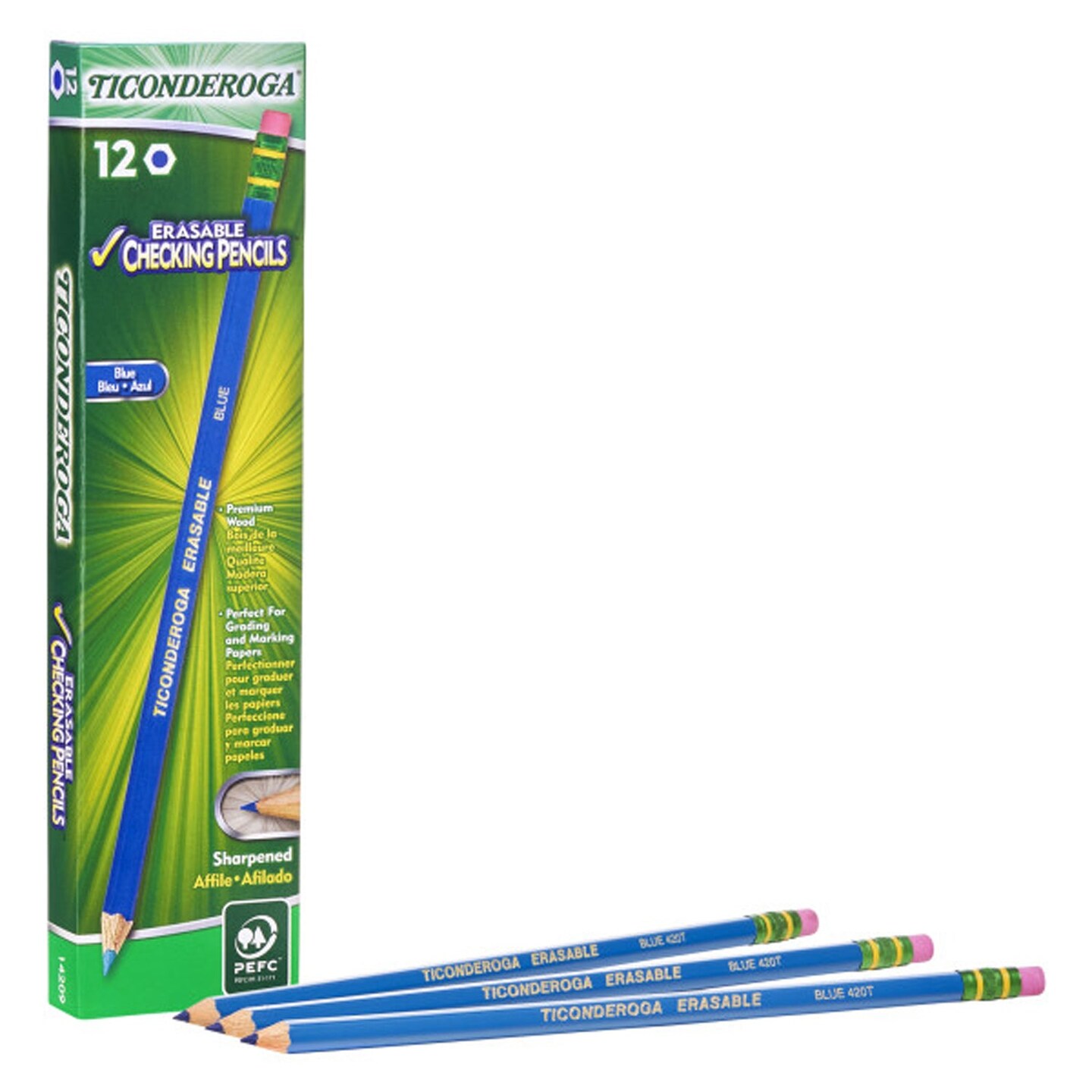 Erasable Colored Pencils&#x2122;, Blue, Pack of 12