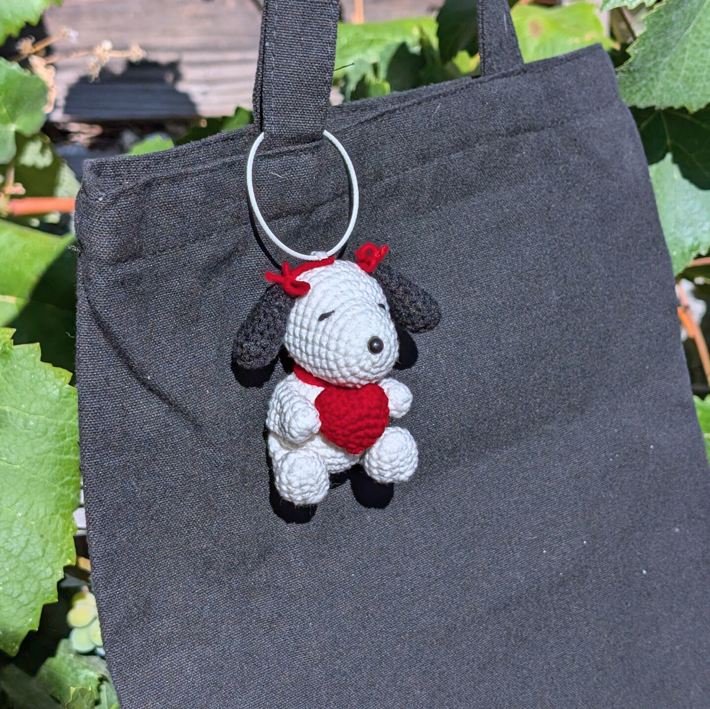 Outlet Handmade Chevre Gyzore Goatskin Snoopy Bag Charm,Snoopy charm