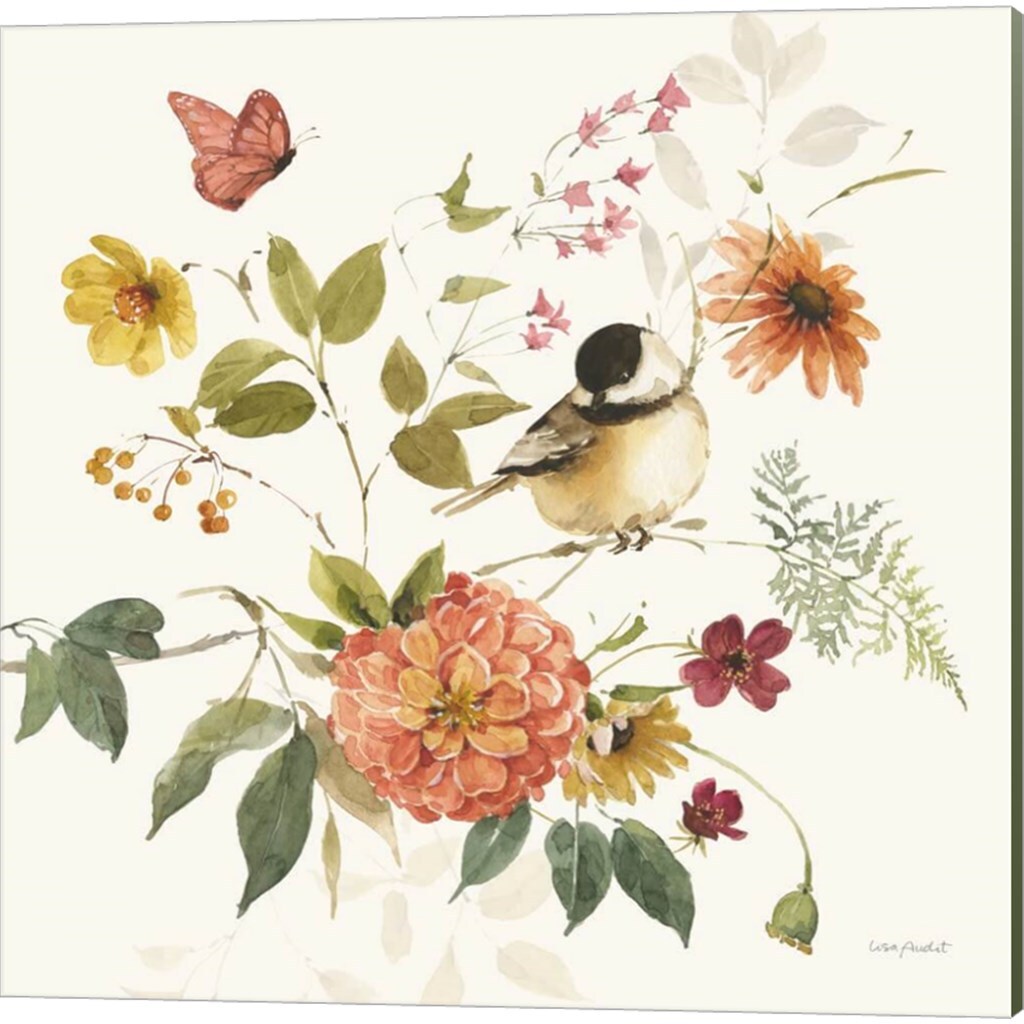 Blessed by Nature B by Lisa Audit 14" x 14" Canvas Wall Art (Set of 2)