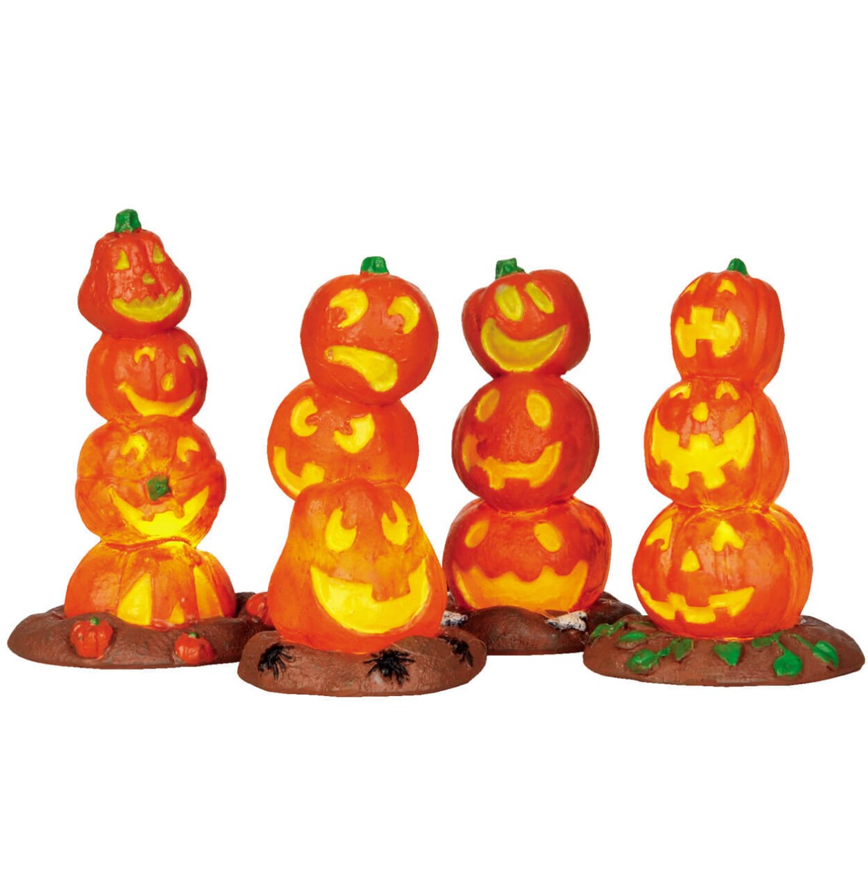 Lemax Spookytown Light Up Pumpkin Stack