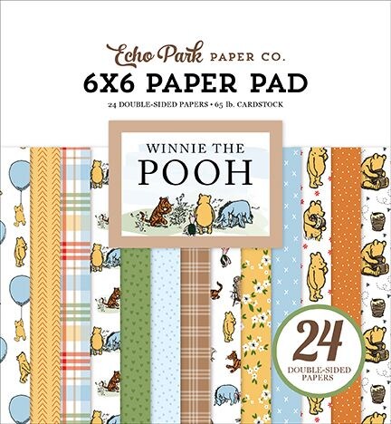 Echo Park Winnie the Pooh 6x6 Paper Pad