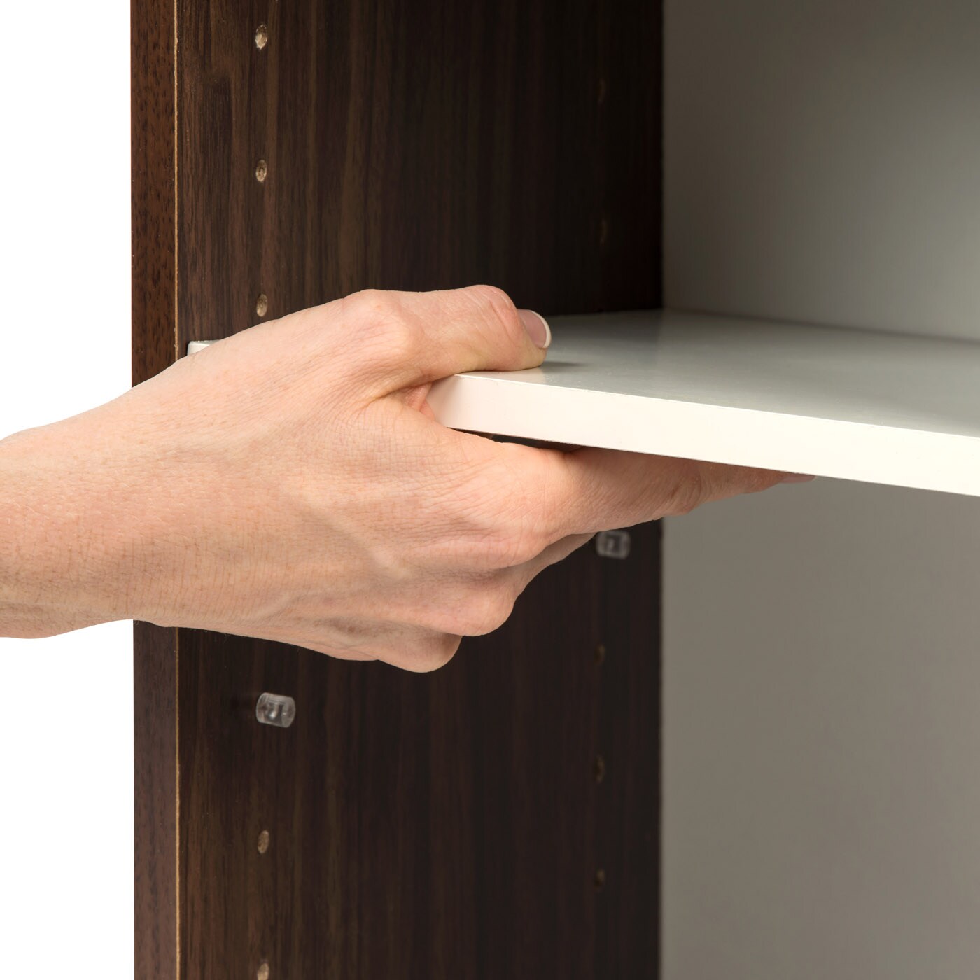 IRIS USA 3 tier Space Saving Cube Organizer with Height Adjustable Shelf