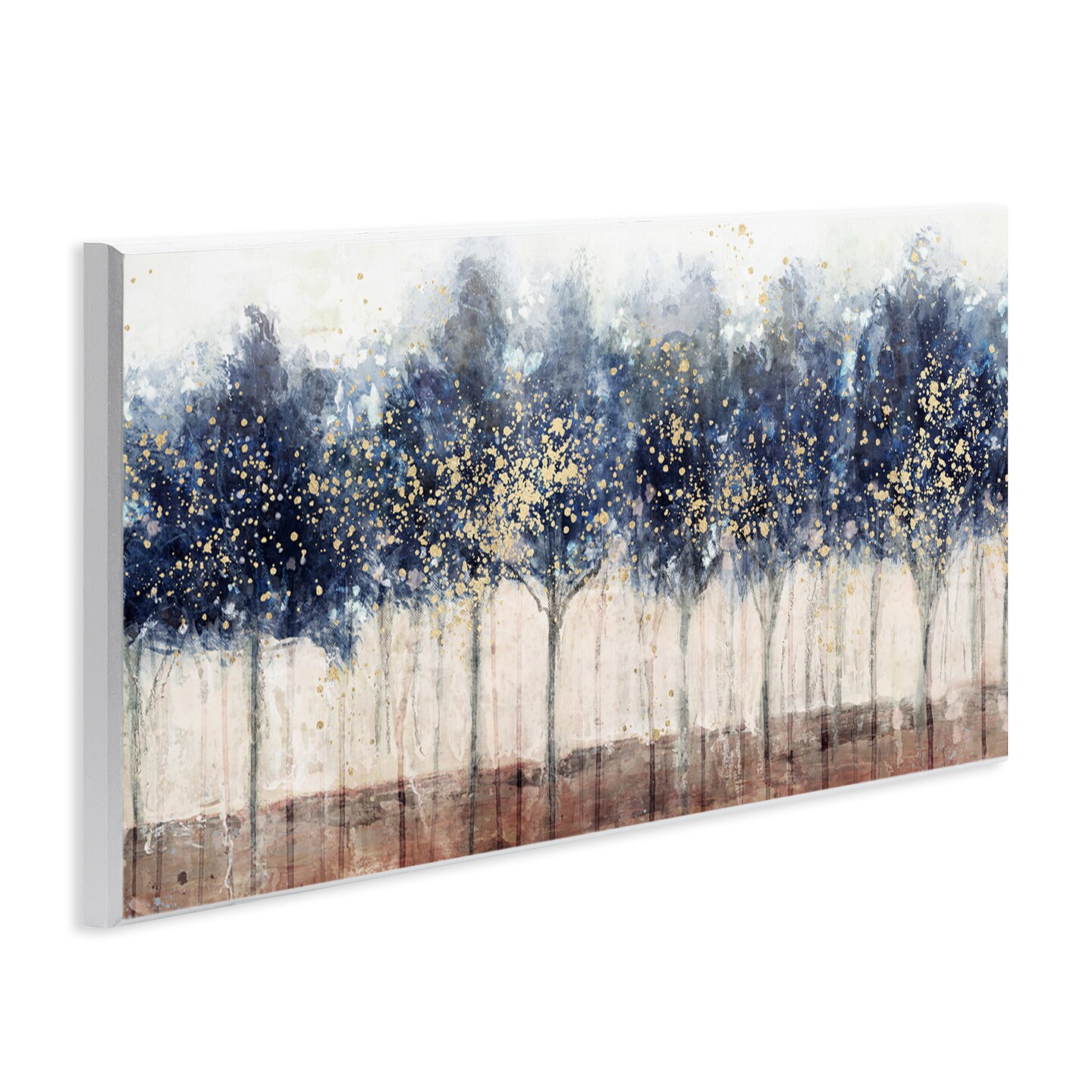 Stupell Industries Trees with Modern Splash Wall Plaque Art