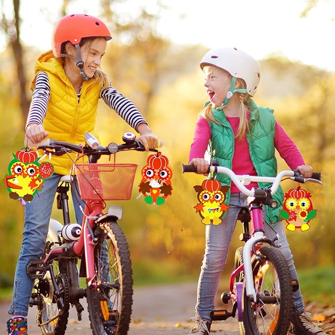 36 sets of fall craft kits. Fall Kids' Crafts DIY Fall Owl Ornament Decorations Art Sets Pumpkins Autumn Leaf Foam Stickers Googly Eyes for Kids Party: Thanksgiving, Halloween, and Classroom Activities