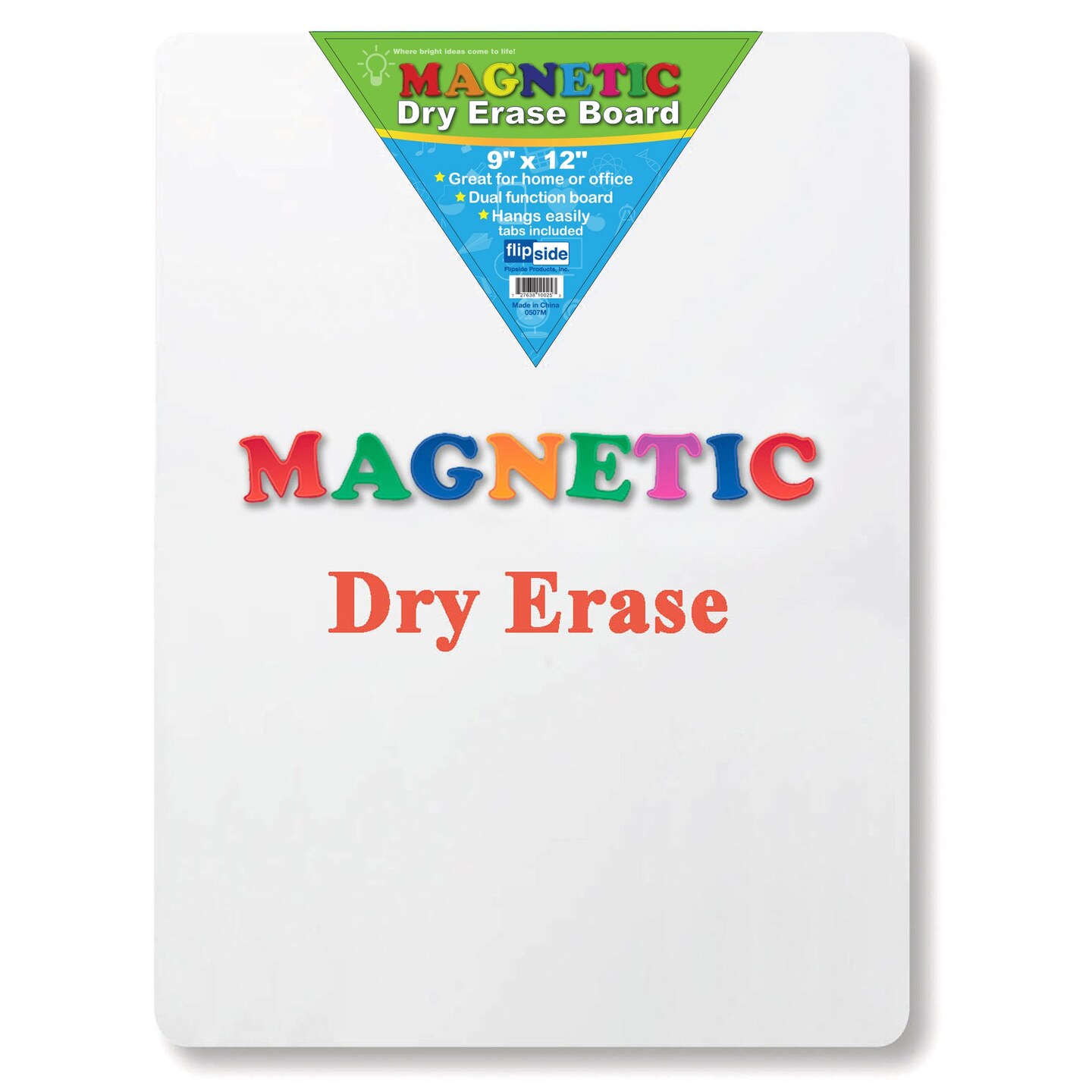 Magnetic Dry Erase Board, 9&#x22; x 12&#x22;