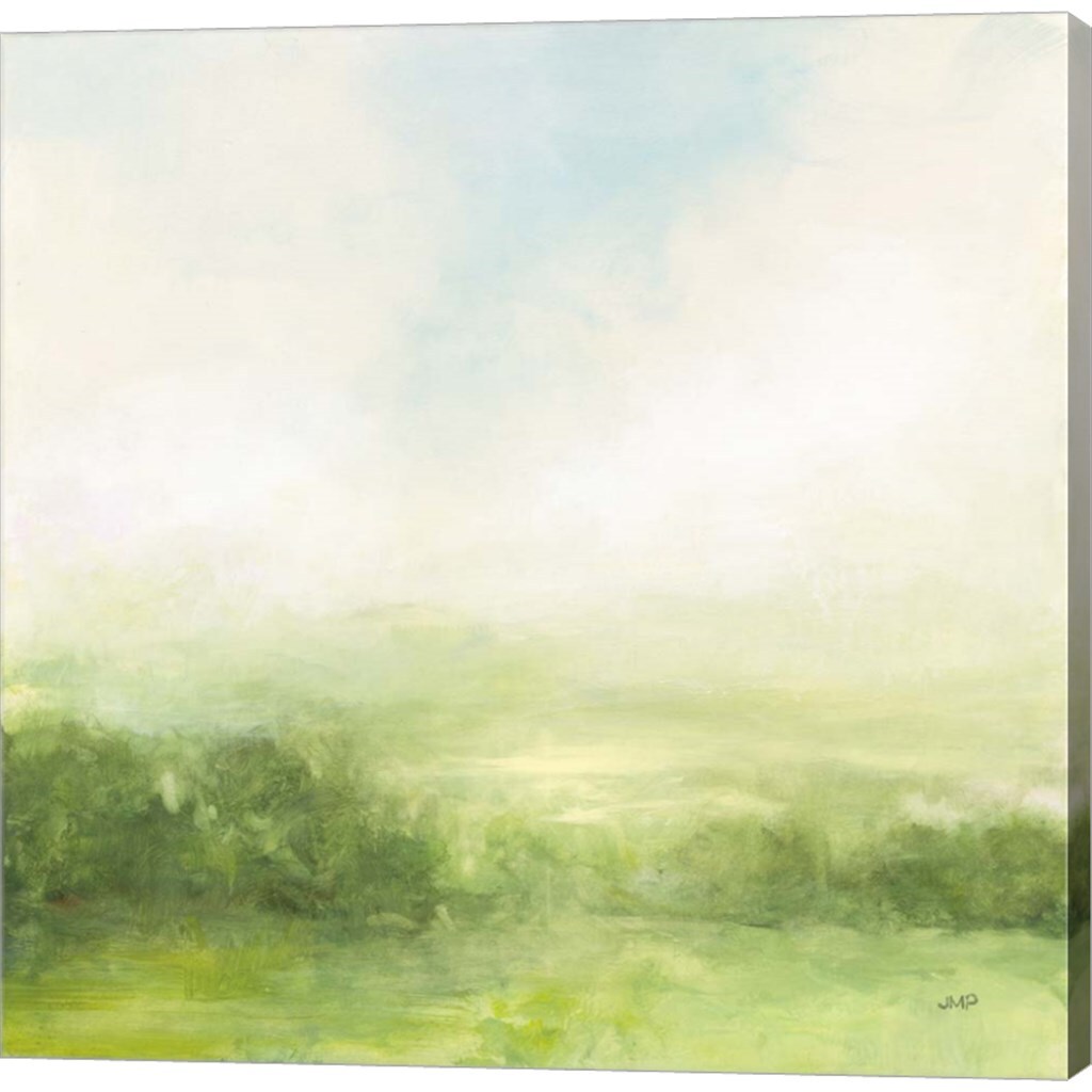 Fields of Green I by Julia Purinton 24" x 24" Canvas Wall Art