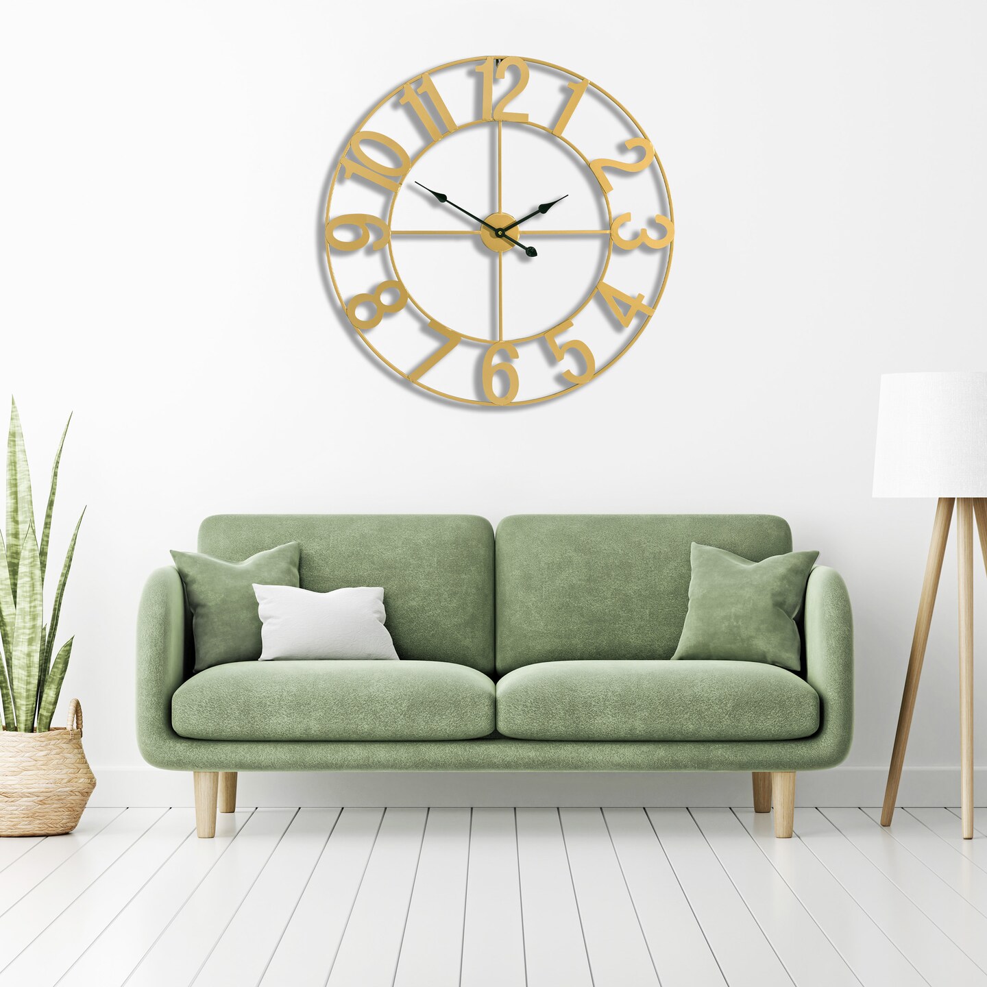 Sorbus Large Wall Clock - 32 inch (81 CM) Battery Operated Analog Wall Clock Decorative for Living Room and Kitchen