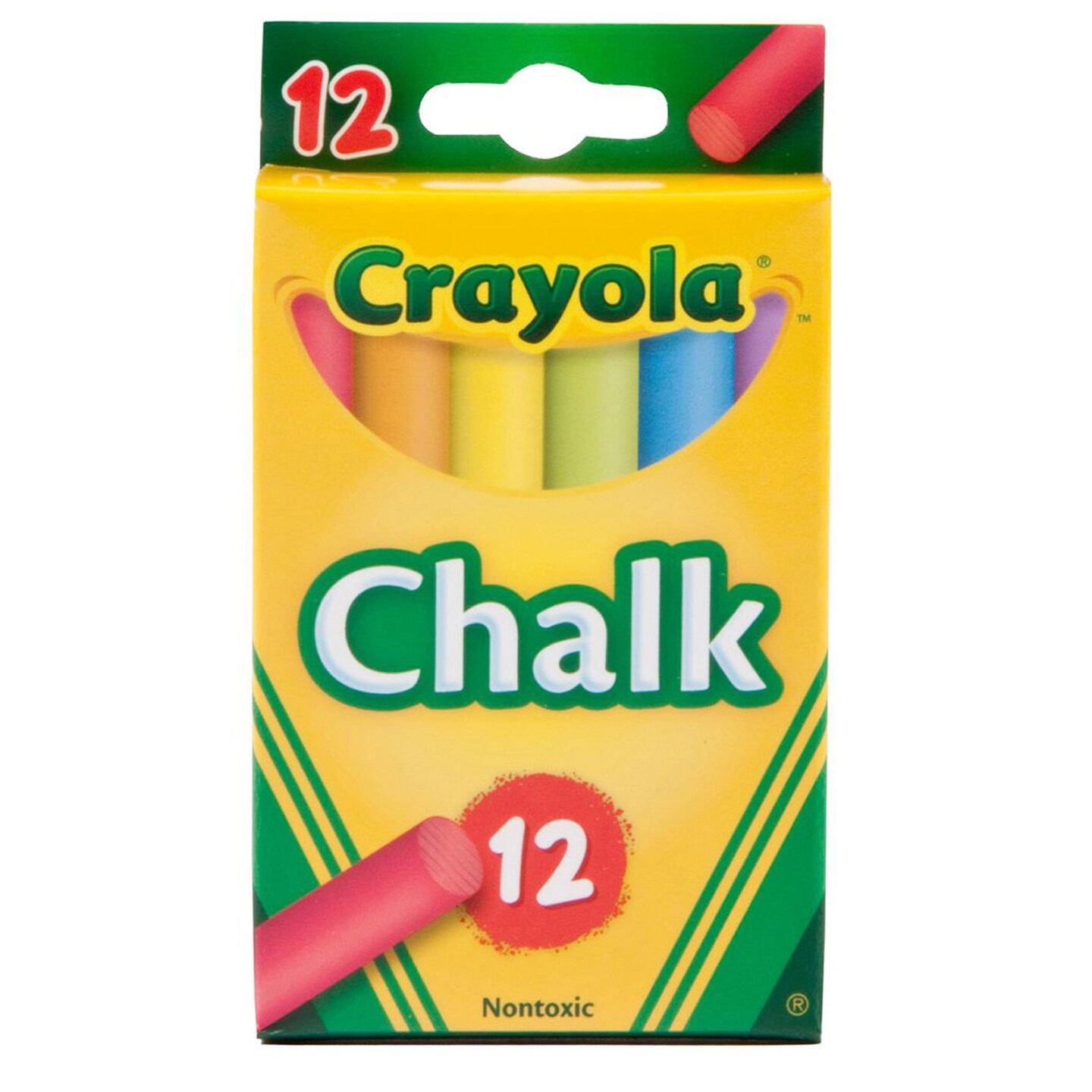 Multi-Colored Children&#x27;s Chalk, 12 Count