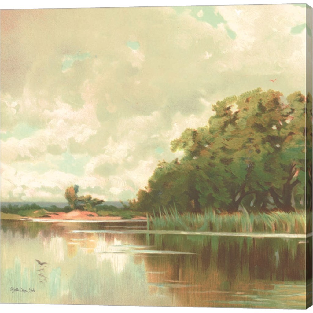 Country Pond 4 by Stellar Design Studio 24" x 24" Canvas Wall Art